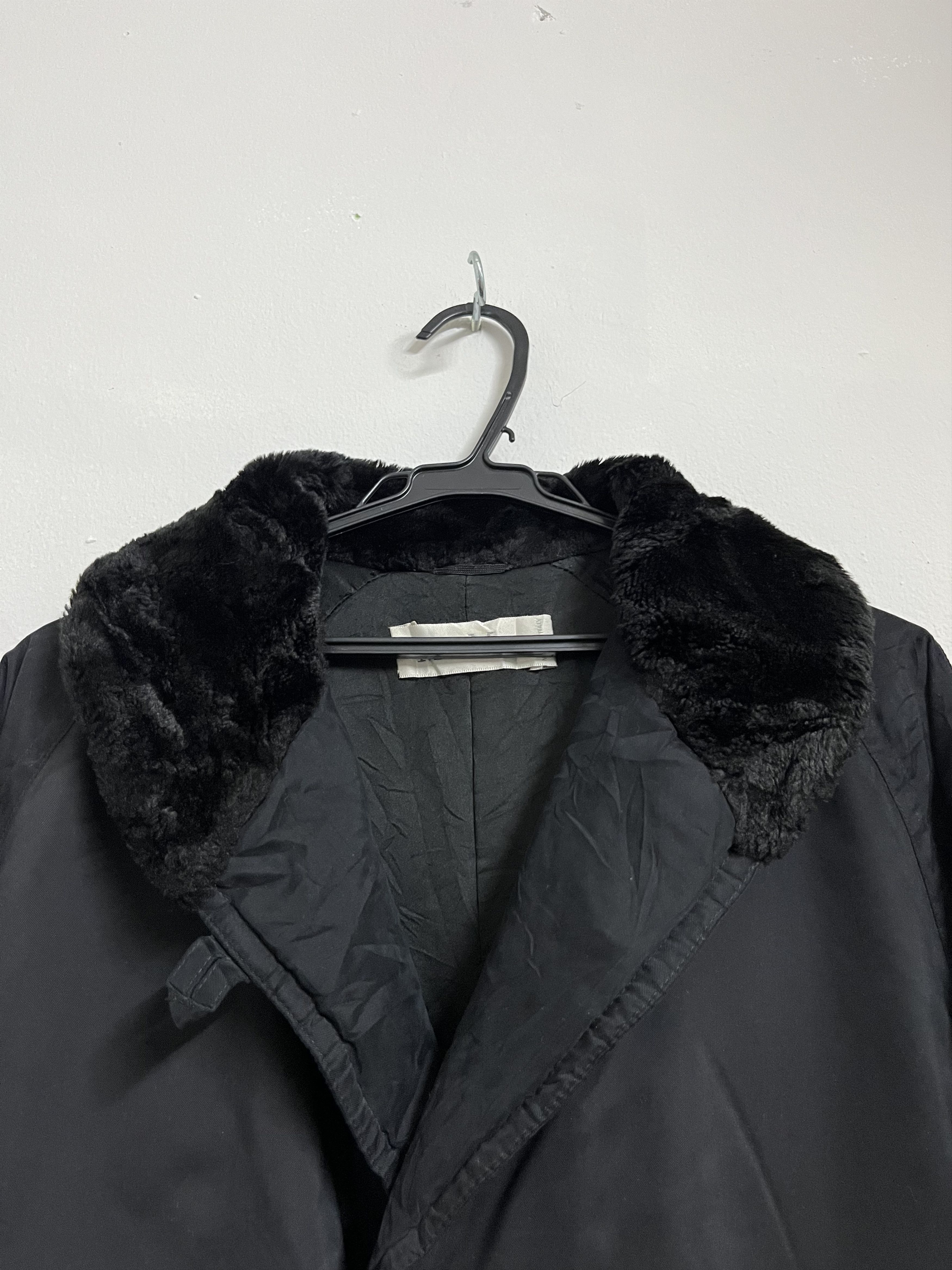 Bcbgmaxazria 🔥 True Vintage 80s MAX MARA Fur HEAVY COAT MADE IN ITALY Size US L / EU 52-54 / 3 - 2 Thumbnail