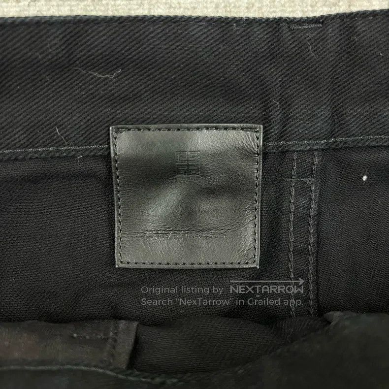 Givenchy Givenchy SS23 Solid Color Zipper Detail Straight Leg Jeans Size US 32 / EU 48 - 2 Thumbnail