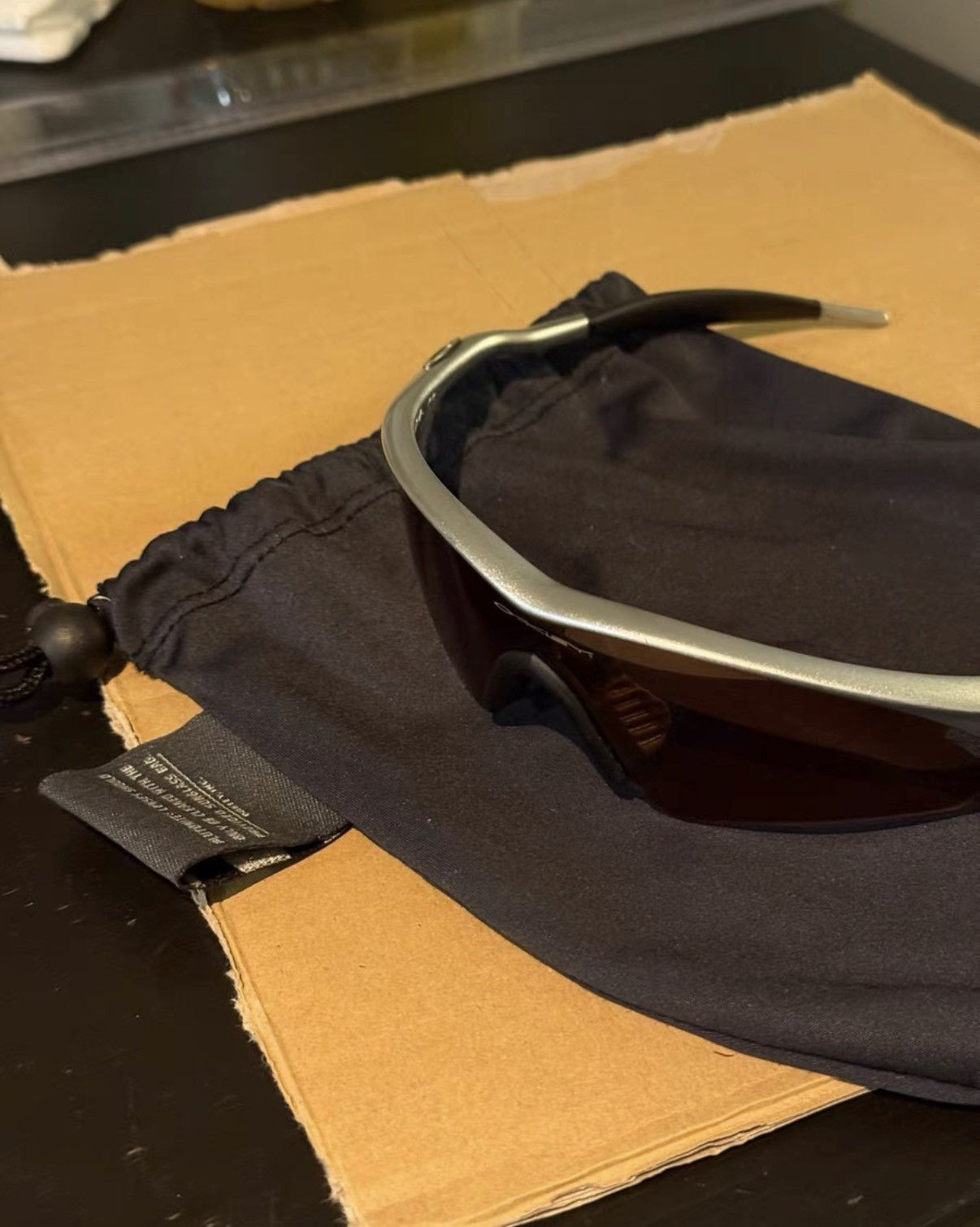 Oakley Oakley M Frame Pro Metallic Silver Sports Sunglasses K24 Size ONE SIZE - 5 Thumbnail