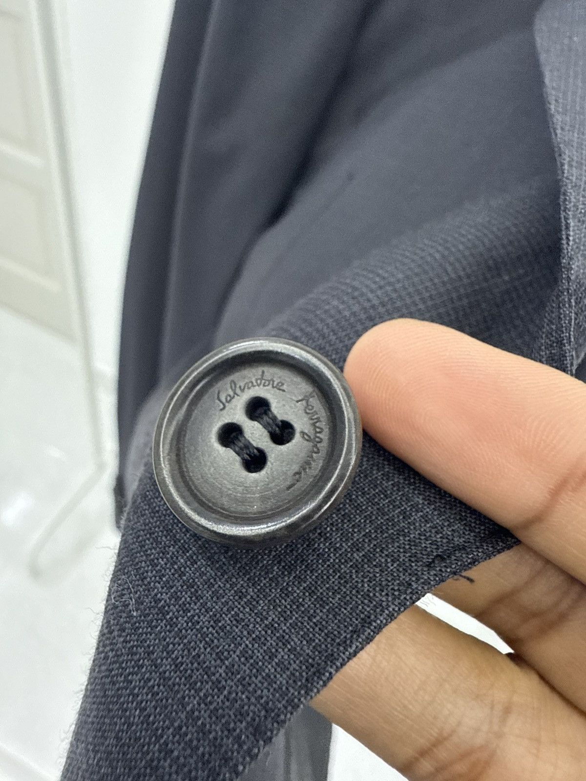 Salvatore Ferragamo Salvatore Ferragamo Virgin Wool Luxury Blazer Jacket Size 50R - 8 Thumbnail