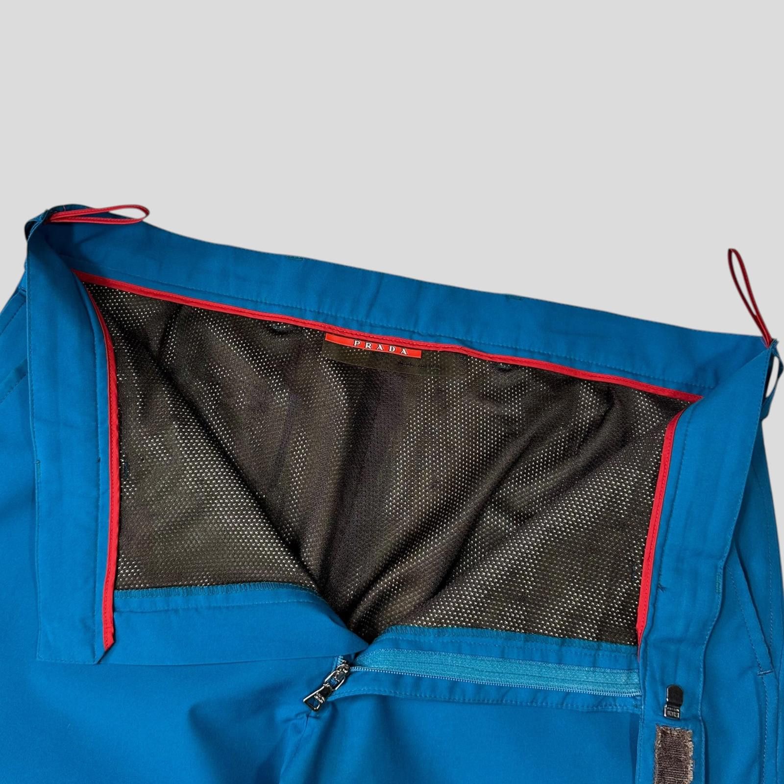 Prada Prada Sport AW00 Goretex Electric Blue Mesh Lined Trousers M Size US 32 / EU 48 - 4 Thumbnail