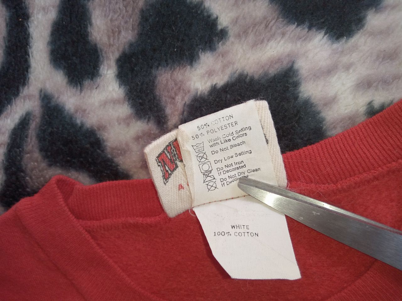 Nutmeg 49 Ers Vintage 80s Nutmeg Mills NFL Sweatshirt Size US XL / EU 56 / 4 - 12 Thumbnail