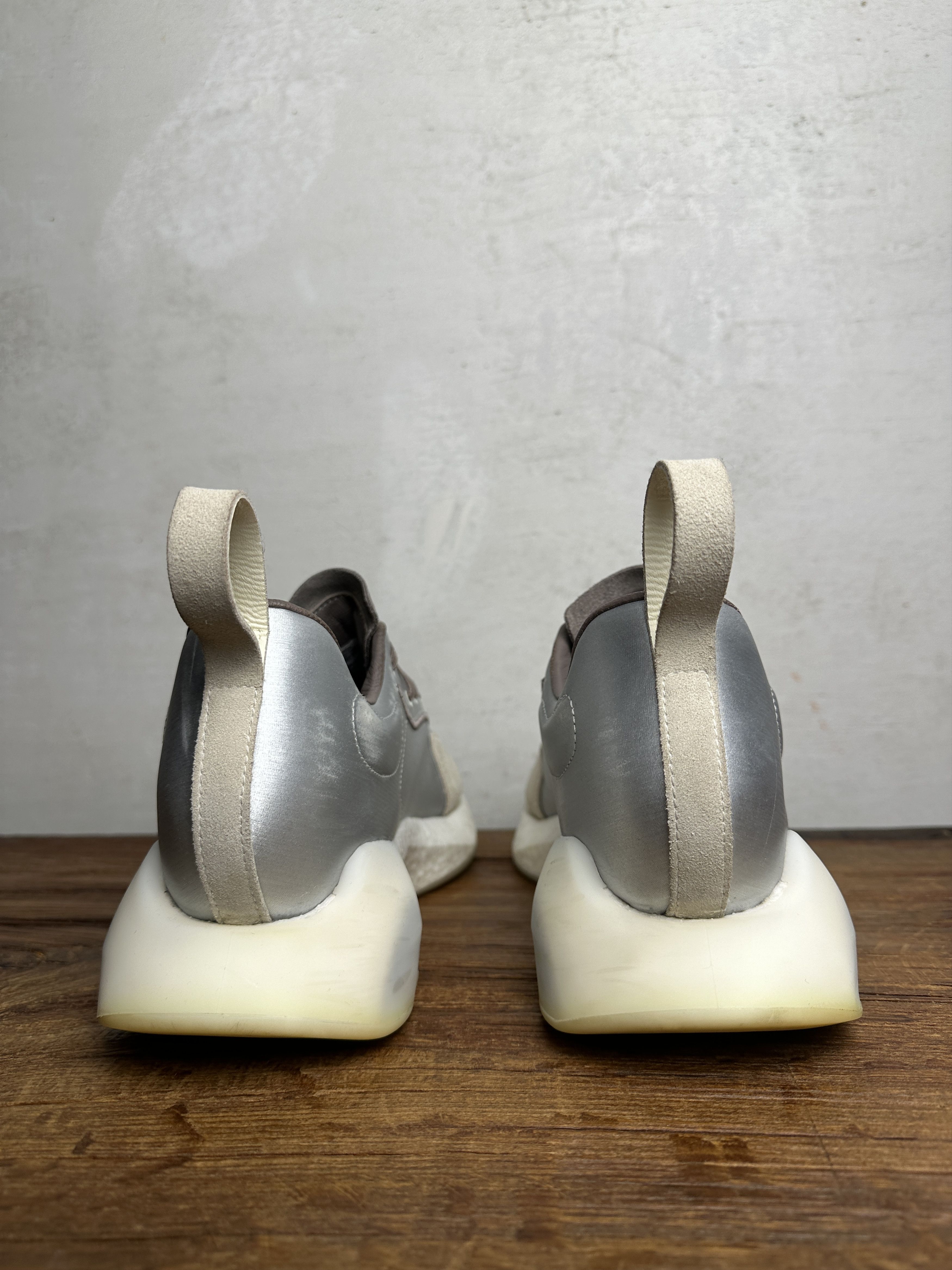 Adidas Y-3 Orisan Silver Metallic Low-Top Sneakers Size US 10.5 / EU 43-44 - 6 Thumbnail