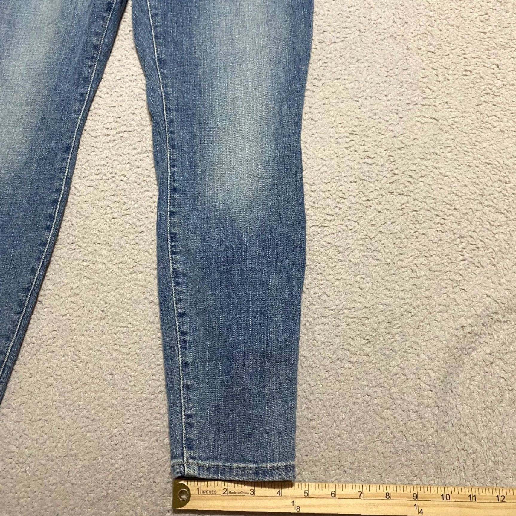 Lucky Brand Lucky Brand Jeans Womens Size 6 Blue Denim Mid Rise Ava Skinny Jeans Size 28" / US 6 / IT 42 - 5 Thumbnail