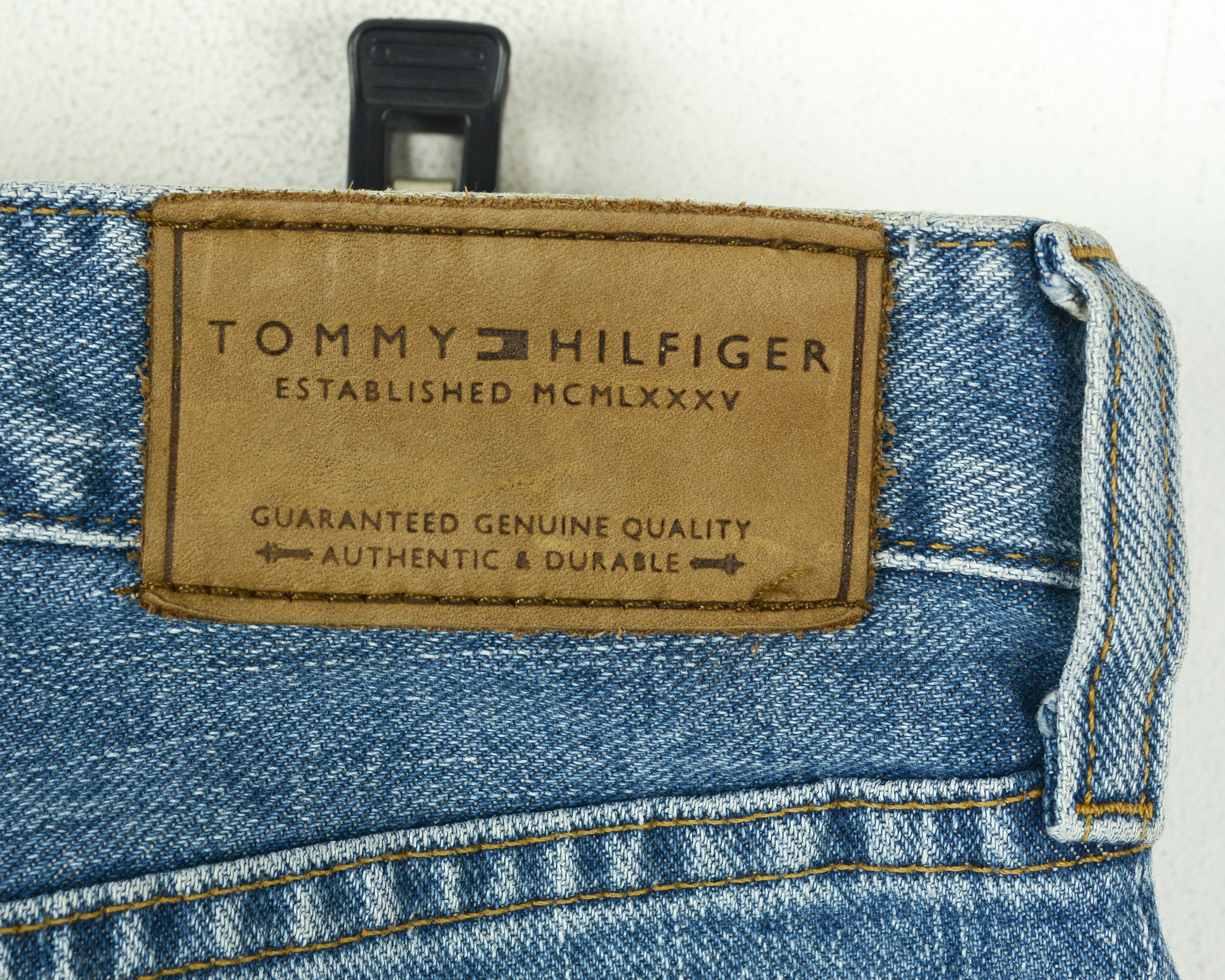 Tommy Hilfiger Mens W38 L30 Relaxed Jeans Denim Pants Trousers Bottoms Zip Size US 38 / EU 54 - 6 Thumbnail