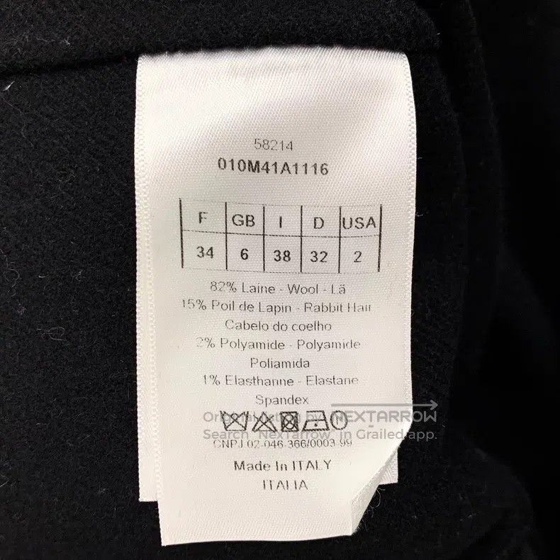 Dior Dior Black woollen hooded long-sleeved coat Size XXS / US 00 / IT 34 - 6 Thumbnail