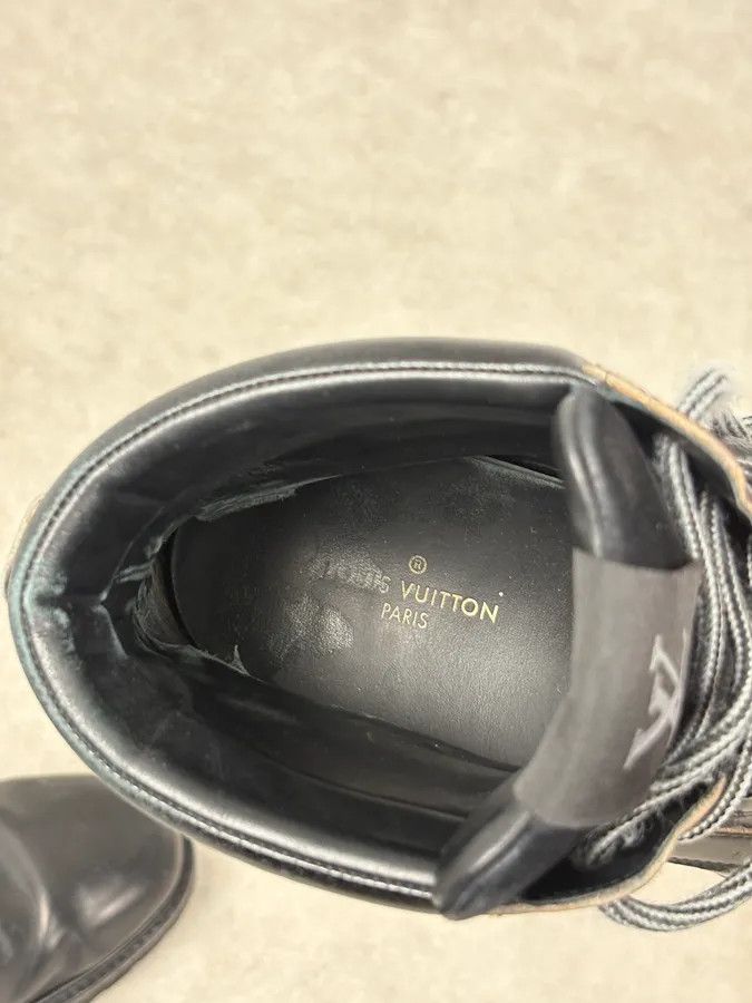 Louis Vuitton Louis Vuitton Oberkampf Black Leather Boots Size US 11.5 / EU 44-45 - 7 Thumbnail