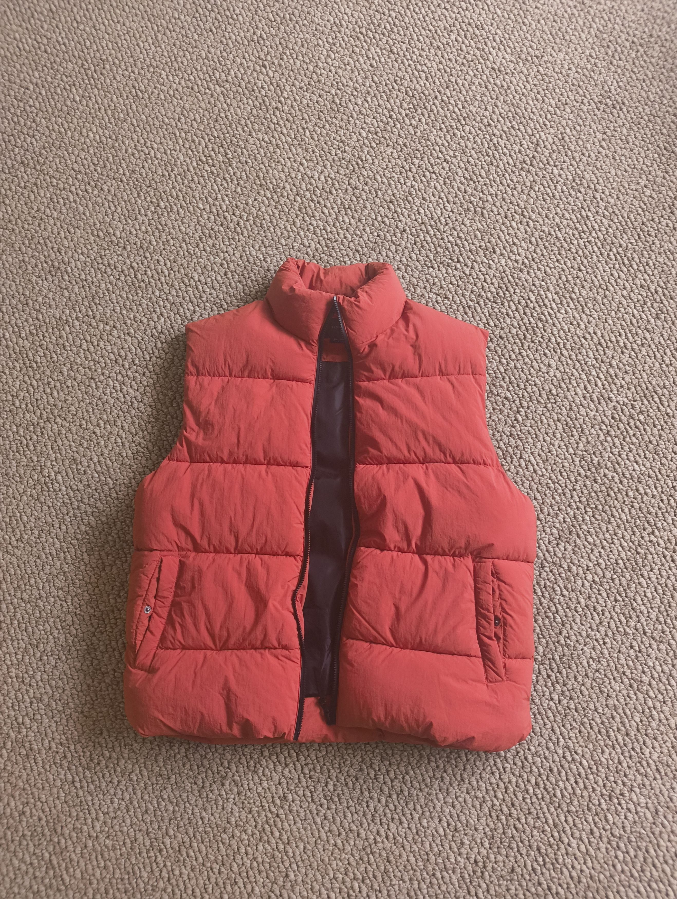 Cotton On Orange Puffer Vest Size US XXL / EU 58 / 5 - 3 Thumbnail