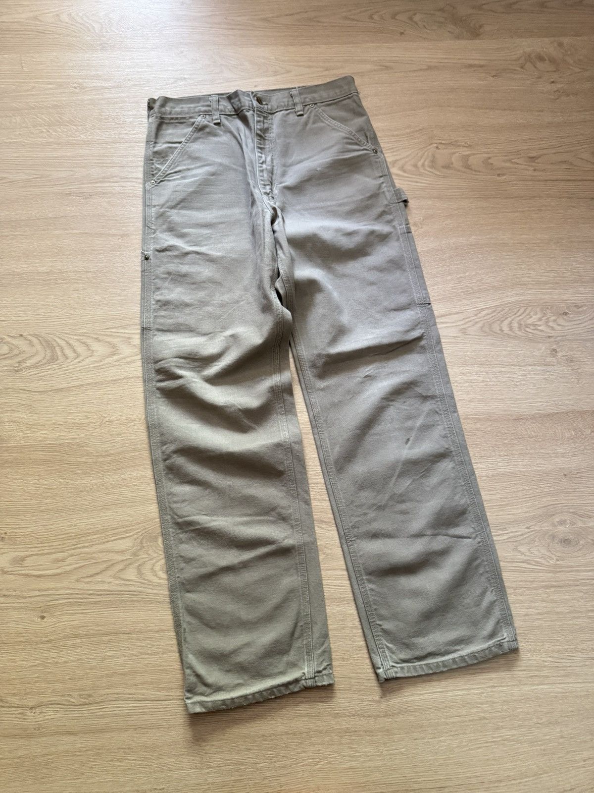 Carhartt Vintage 90’s Carhartt Made In USA Distressed Faded Pants Size US 31 - 1 Thumbnail