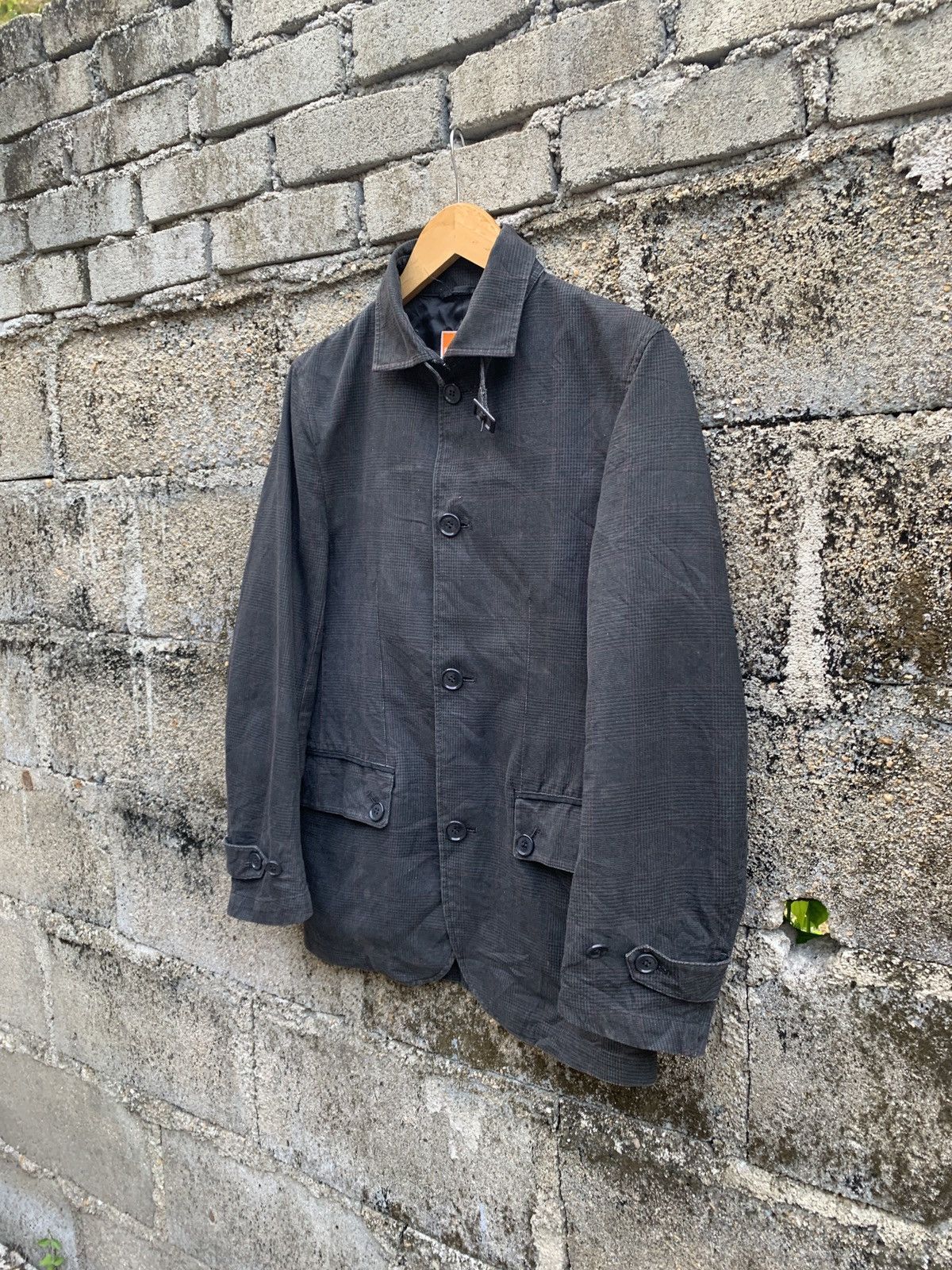 image of Vintage Ermenegildo Zegna Button Up Jacket in Black, Women's (Size Small)
