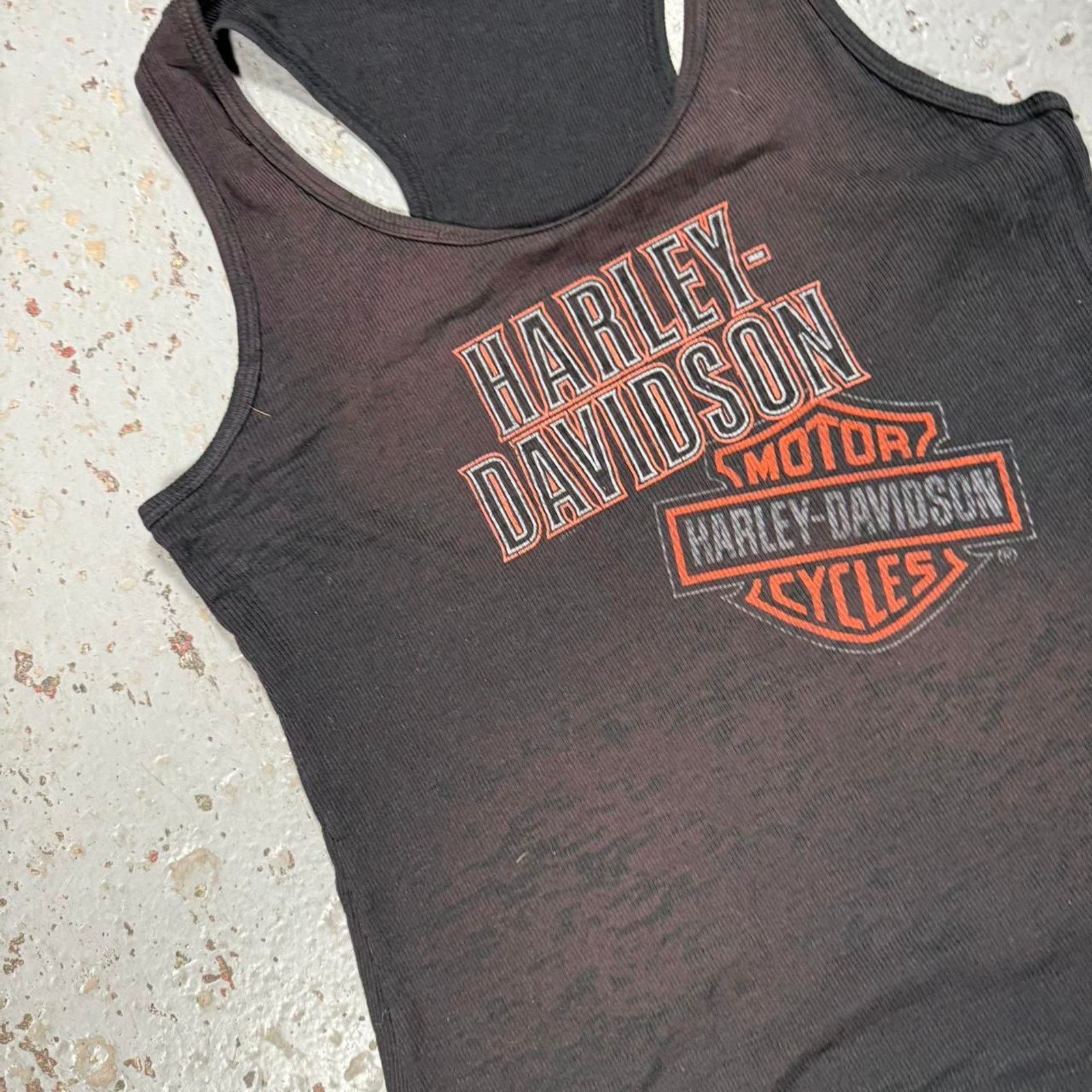 Harley Davidson Y2k vintage womens harley davidson Transparent Tank Top Size M / US 6-8 / IT 42-44 - 3 Thumbnail