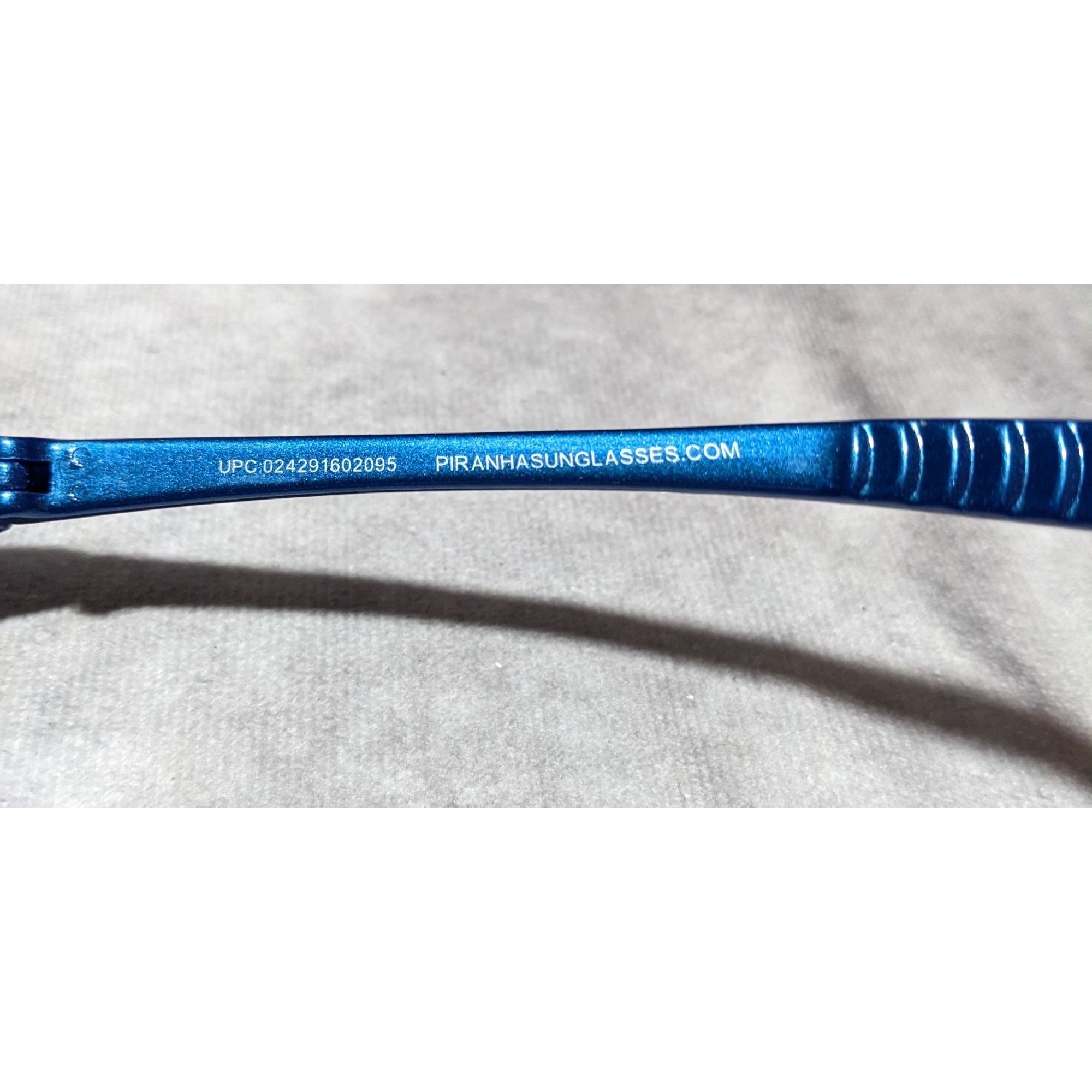 Other Piranha Blue Metallic Classic Sporty Sunglasses Size ONE SIZE - 7 Thumbnail