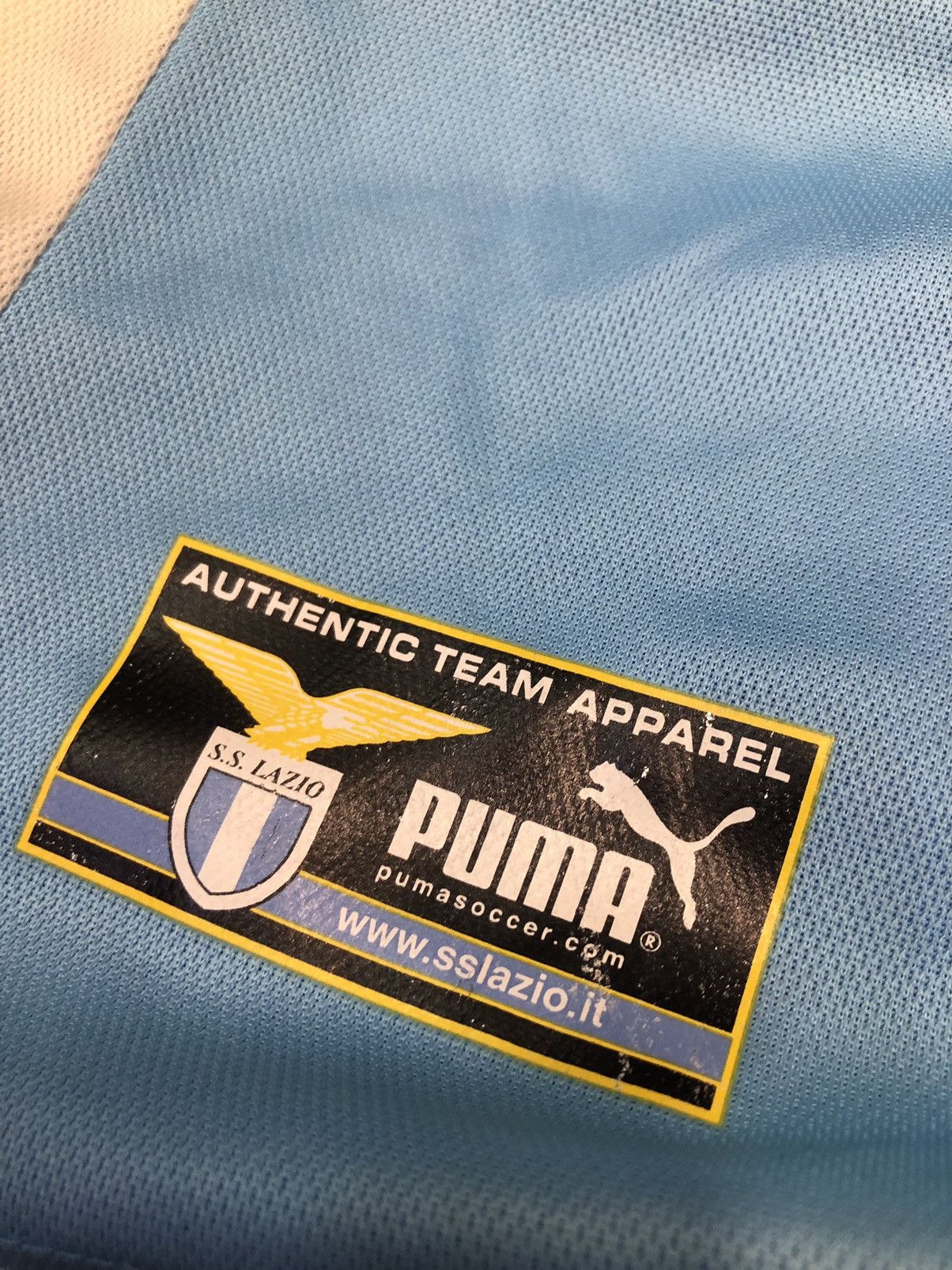Lotto Sport Lazio 03/04 home shirt (Bnwt) Size US XL / EU 56 / 4 - 7 Thumbnail