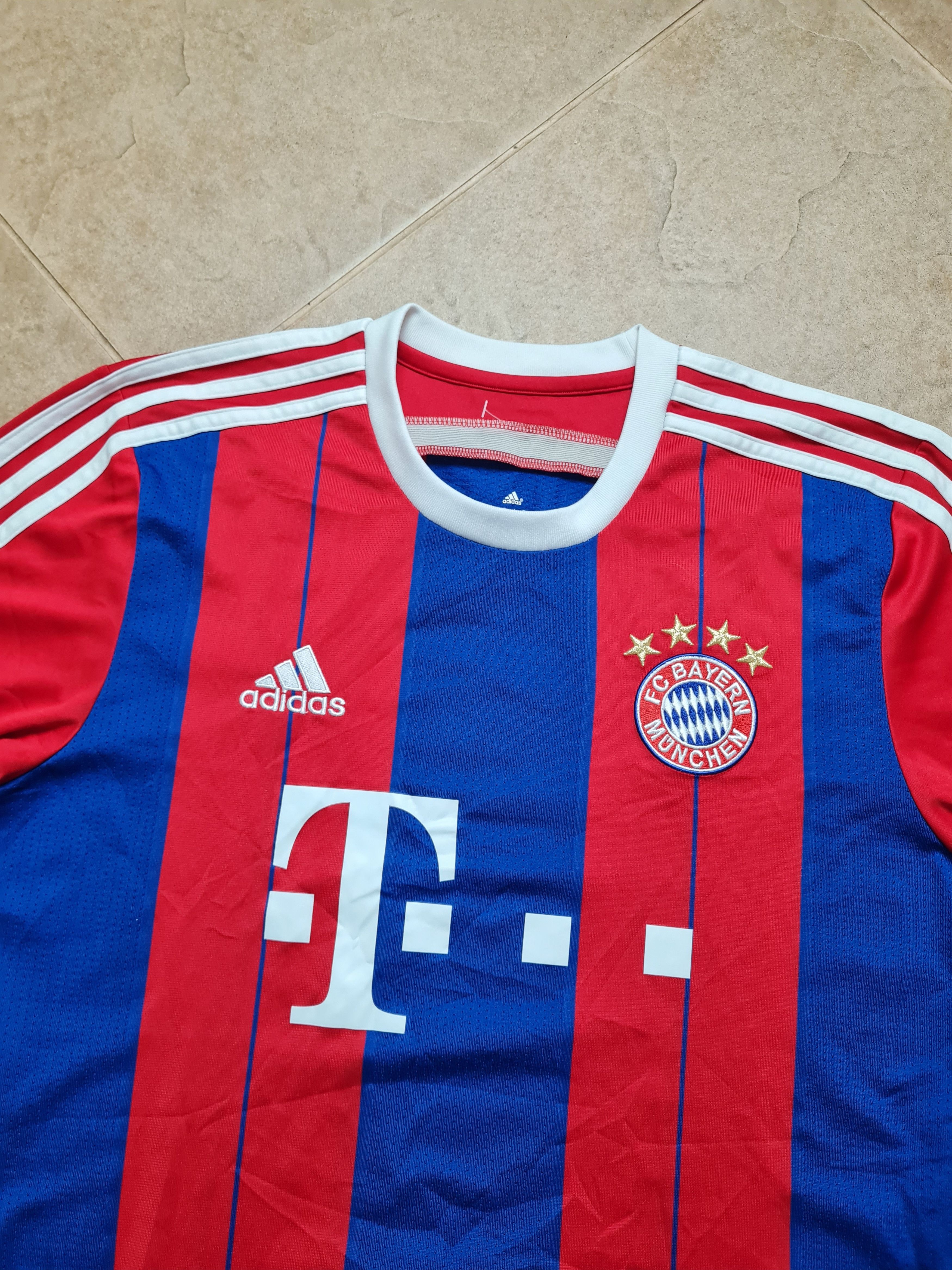 Adidas BAYERN MUNICH HOME FOOTBALL SHIRT 2014/2015 ADIDAS SOCCER Size US M / EU 48-50 / 2 - 5 Thumbnail