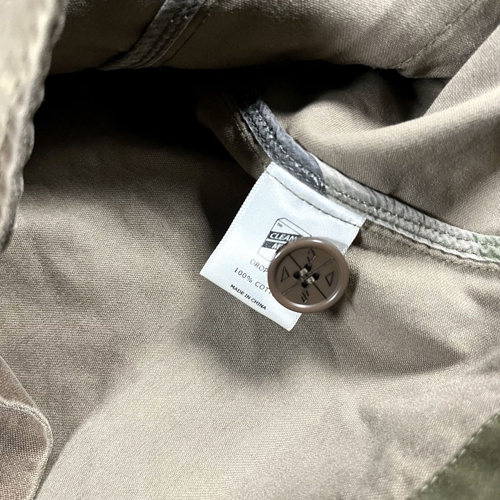 Vintage Drop Dead Jacket Mens M Camouflage Canvas Cotton Lining Front Pockets Military Style All Seasons Fall Spring Mens Size US M / EU 48-50 / 2 - 7 Thumbnail