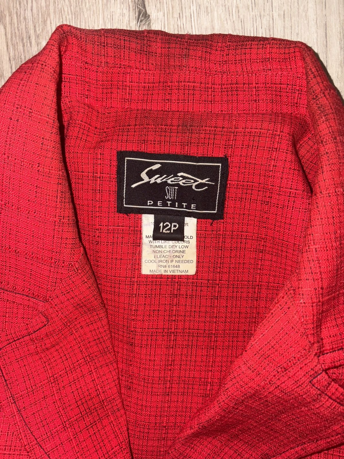 Other Vintage Sweet Petite Suit Jacket Size XL / US 12-14 / IT 48-50 - 3 Thumbnail