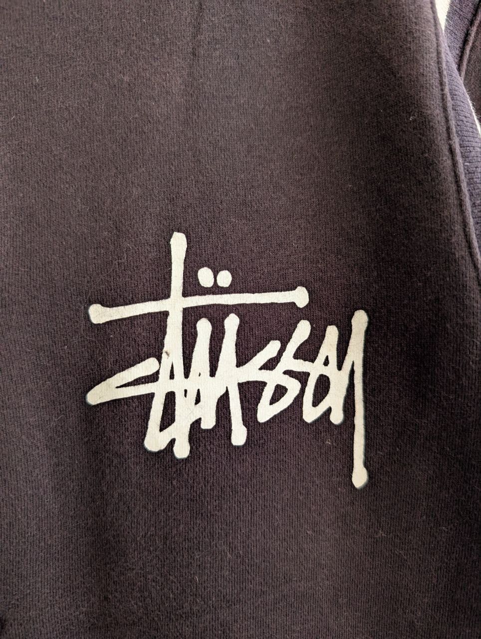 Stussy vintage STUSSY big logo jacket bomber sweater Size US M / EU 48-50 / 2 - 8 Thumbnail