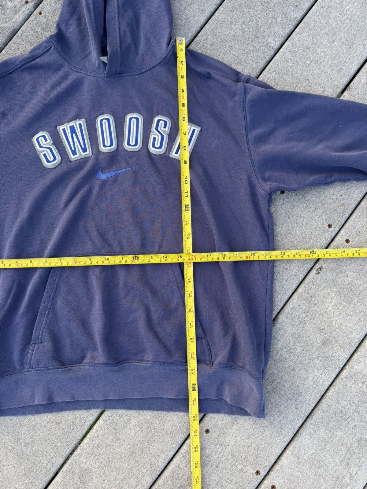 Nike Vintage Nike Center Swoosh hoodie Size US M / EU 48-50 / 2 - 3 Thumbnail