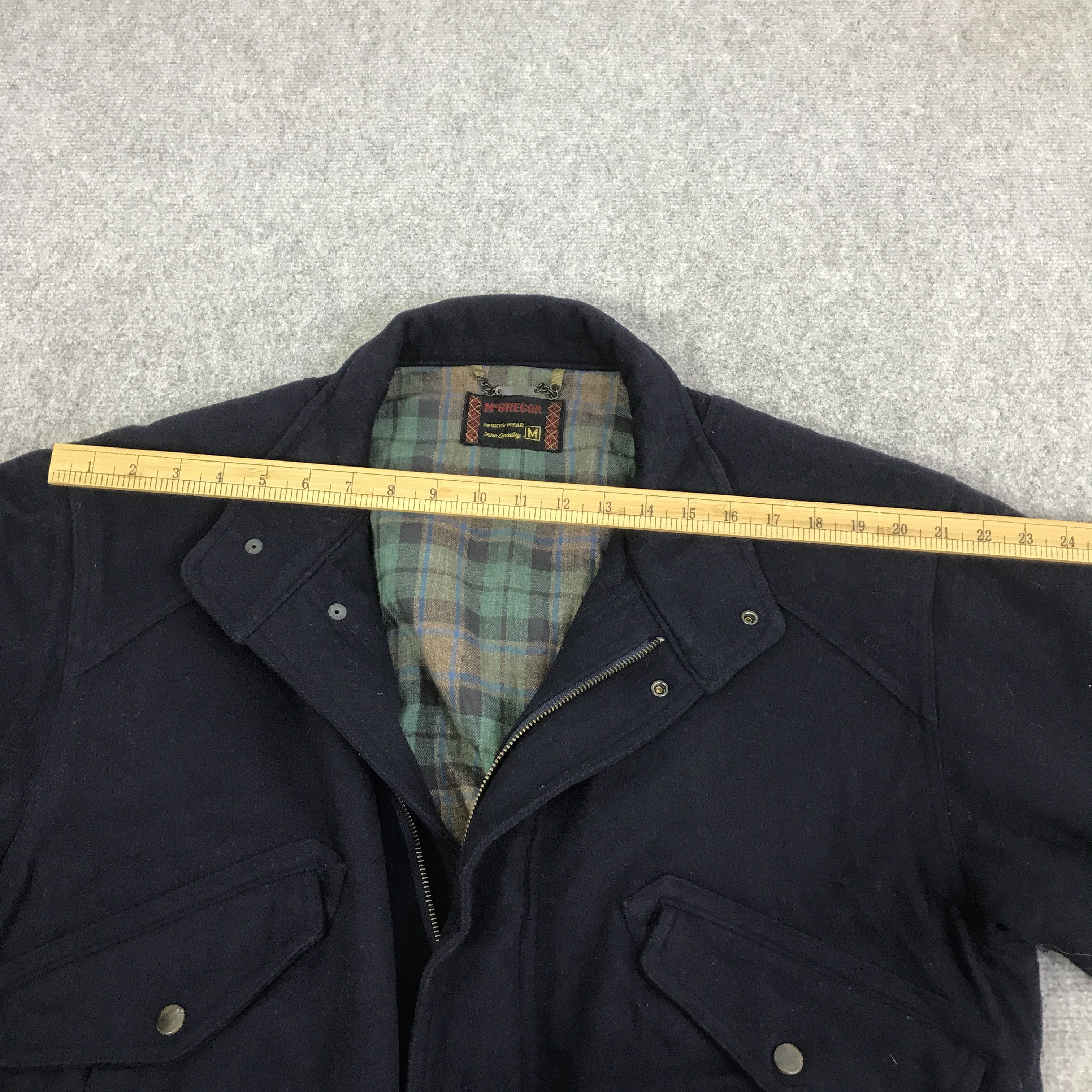 McGregor VINTAGE MCGREGOR WOOL BOMBER NAVY COLOUR JACKET K83B14 Size US M / EU 48-50 / 2 - 5 Thumbnail