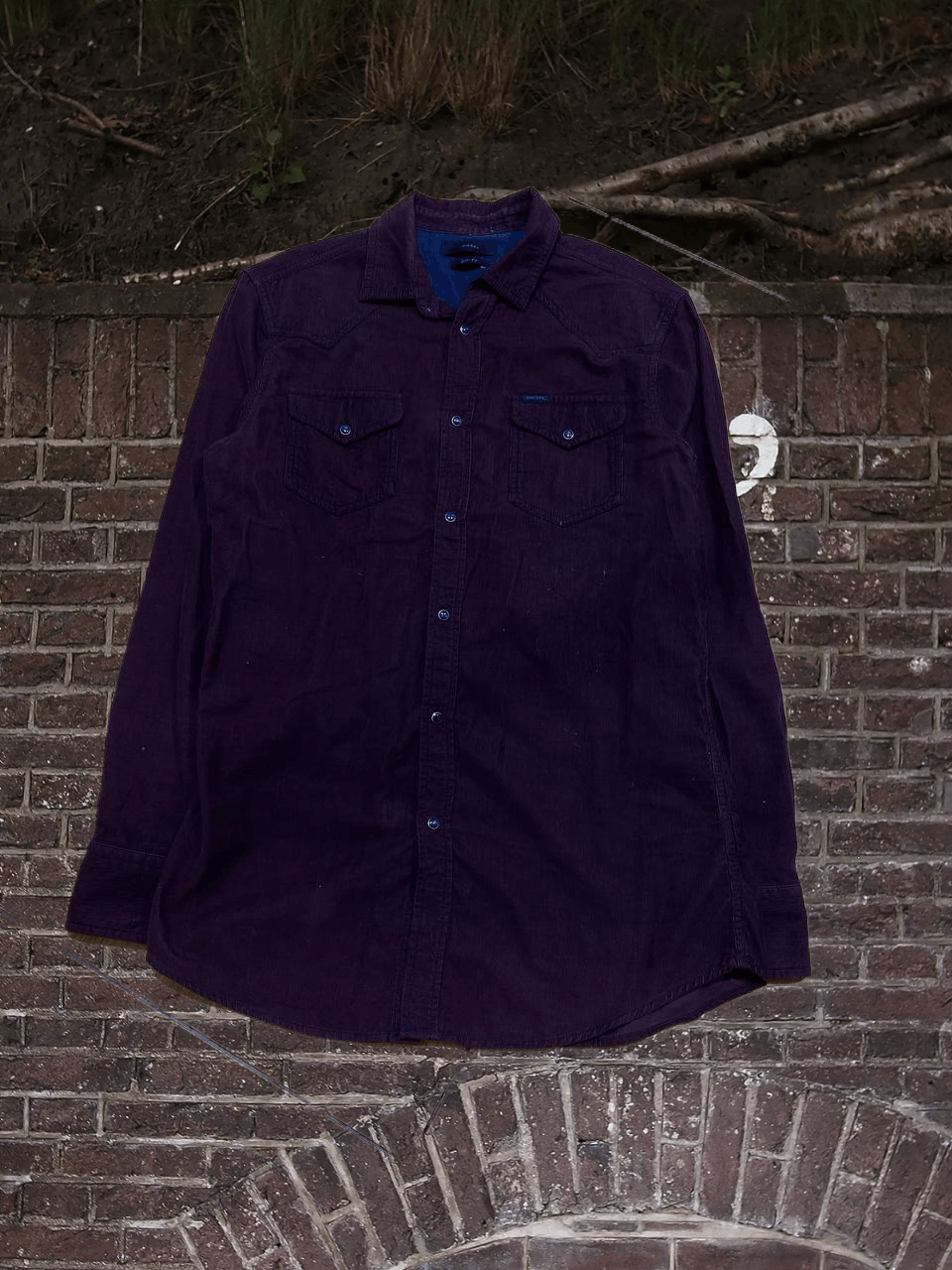 Diesel Luxury Diesel Small Logo y2k streetwear button shirt Size US M / EU 48-50 / 2 - 1 Thumbnail