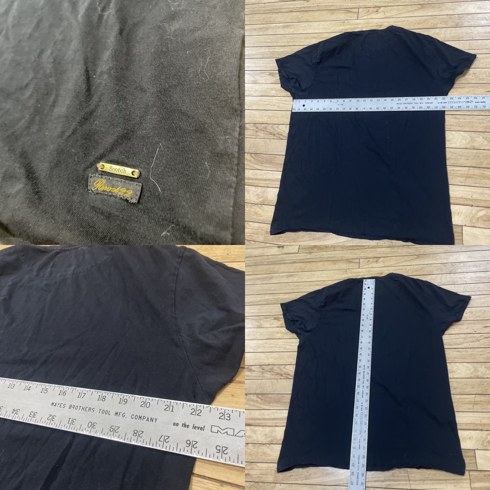 Scotch & Soda Scotch & Soda Resort Twenty Two Shirt Unisex Adults 2XL Black Blue Beach Comfort Crew Neck Sleeveless Jersey T-Shirt Size US XXL / EU 58 / 5 - 8 Thumbnail