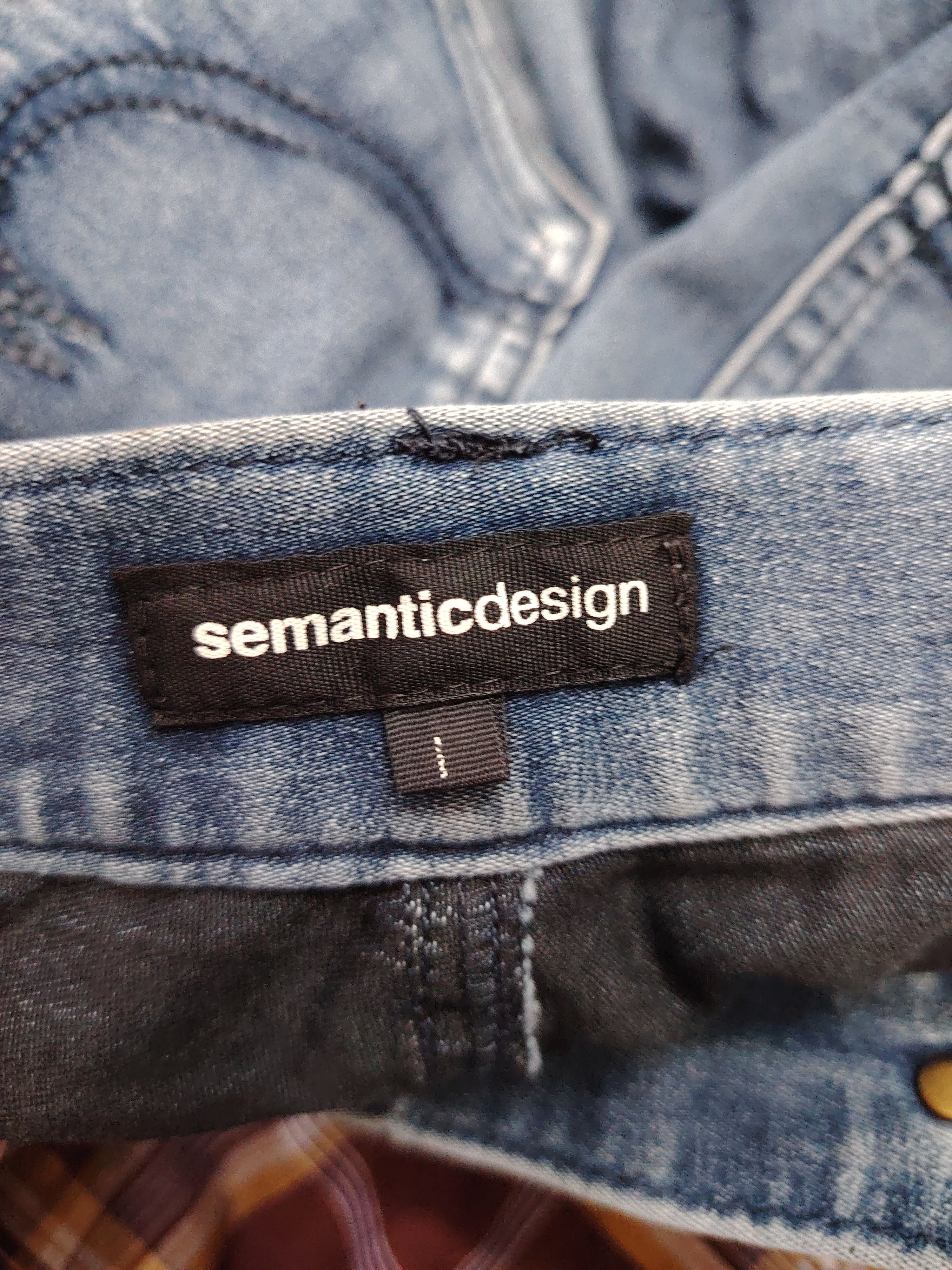 If Six Was Nine 💥BEST OFFER 💥SEMANTIC DESIGN MULTIPOCKET DENIM JEANS Size US 34 / EU 50 - 10 Thumbnail