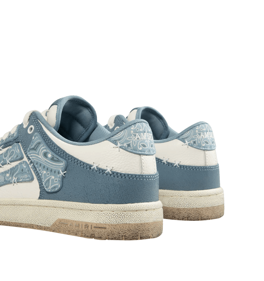 o1h1sh11225 Bandana Skel Low Top Sneaker in Ashley Blue