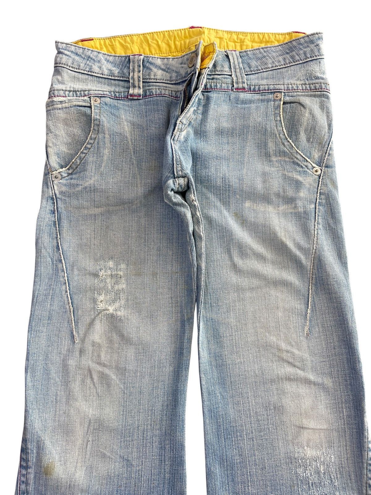 Japanese Brand Japanese Brand Light Faded Wash Style Flare Jeans Size US 30 / EU 46 - 2 Thumbnail