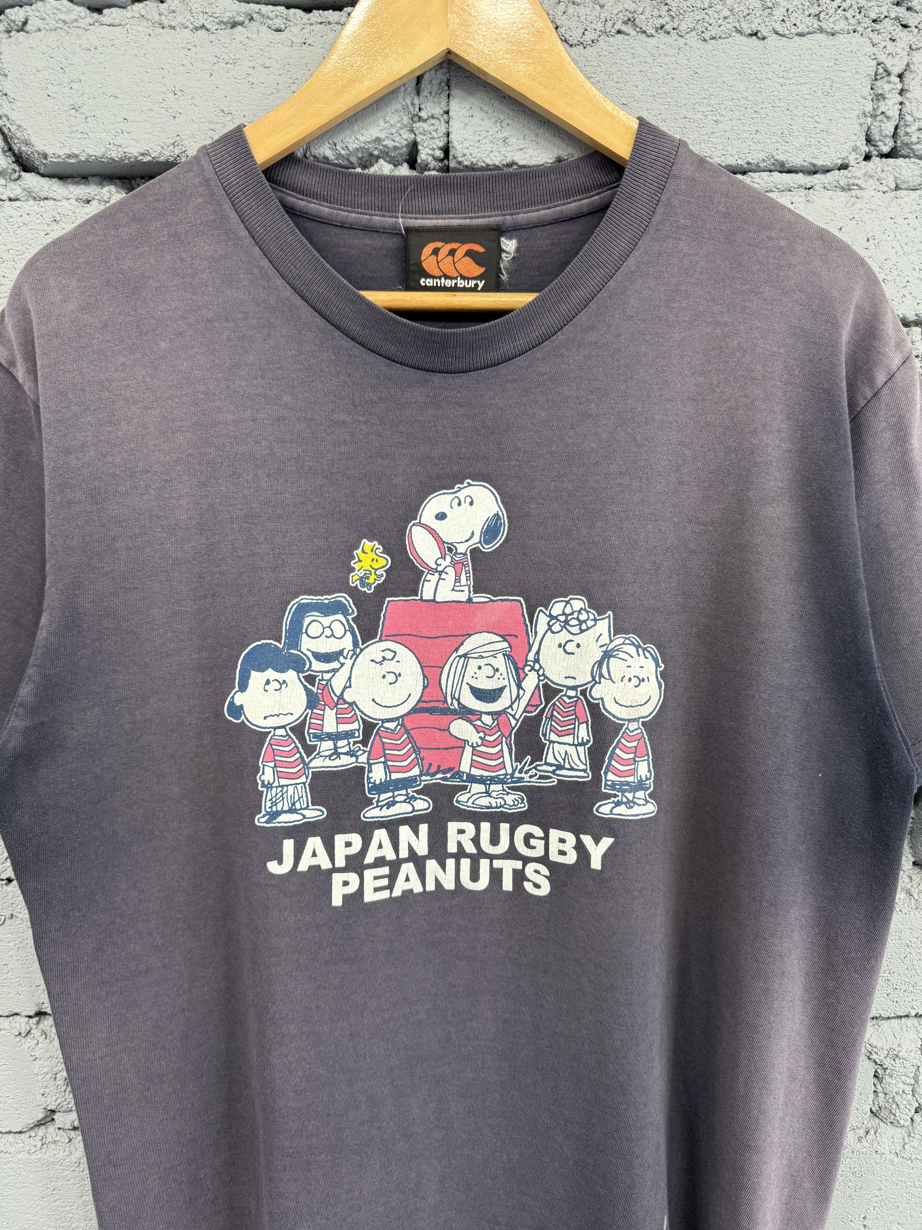 Canterbury of New Zealand Rare Vintage Canterbury x Peanuts Rugby Sunfaded Tshirt Size US L / EU 52-54 / 3 - 3 Thumbnail