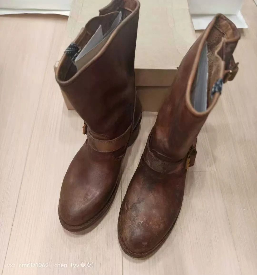 Visvim VISVIM 24 ICT T.W.O. BOOTS Brn US8 Muddy Engineer Boots Size US 8 / EU 41 - 2 Thumbnail