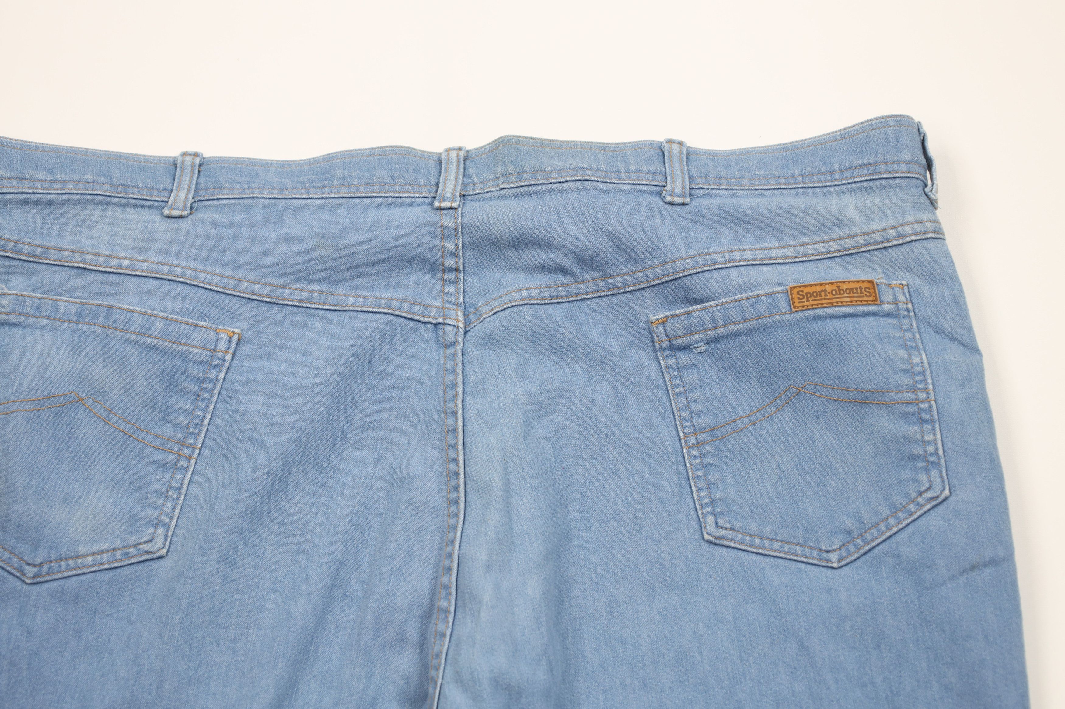 Vintage Vintage 70s Streetwear Flared Wide Leg Denim Jeans Blue USA Size US 44 / EU 60 - 10 Thumbnail
