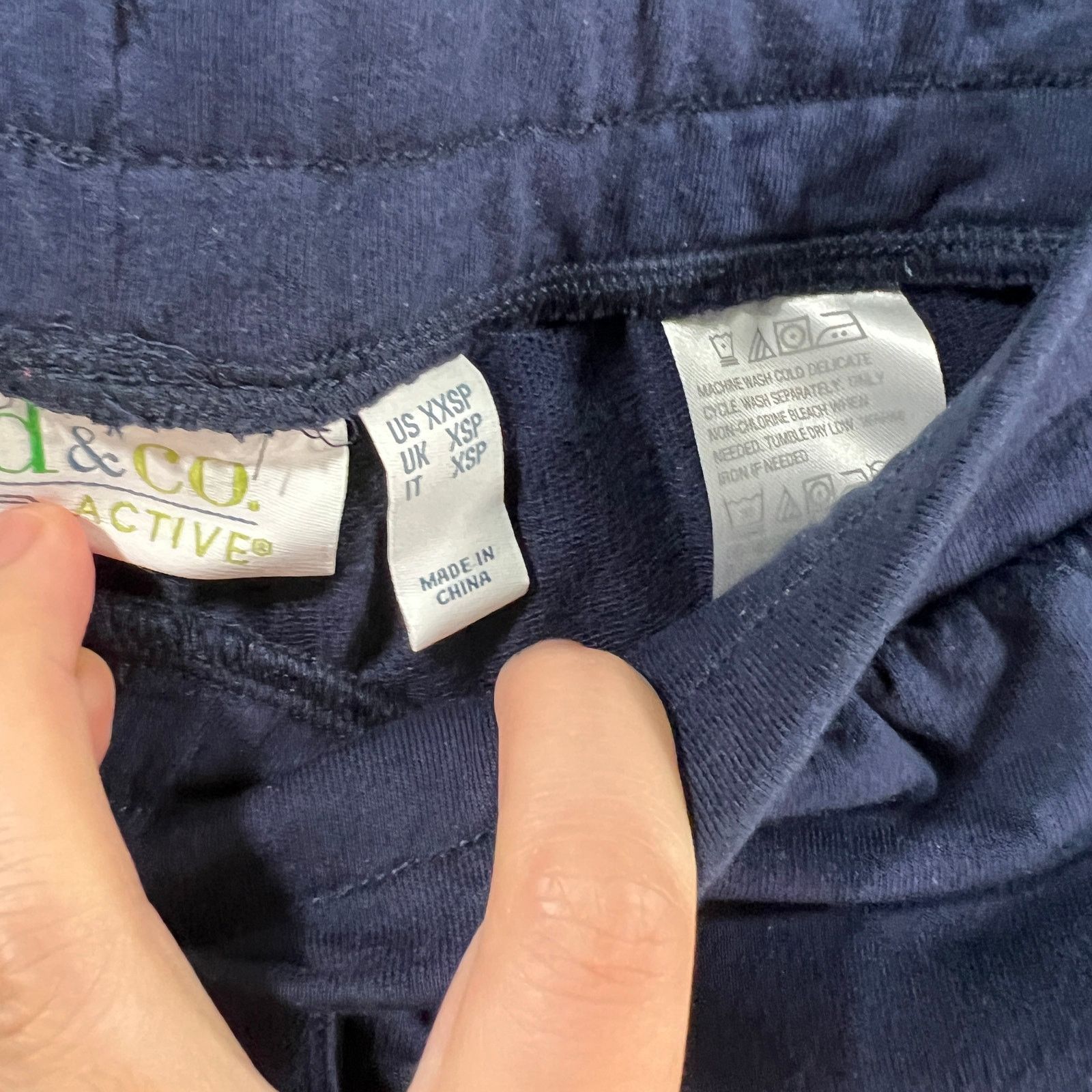 Other Denim & Co. Active French Terry Petite Pull-On Ankle Size 24" / US 00 / IT 34 - 4 Thumbnail