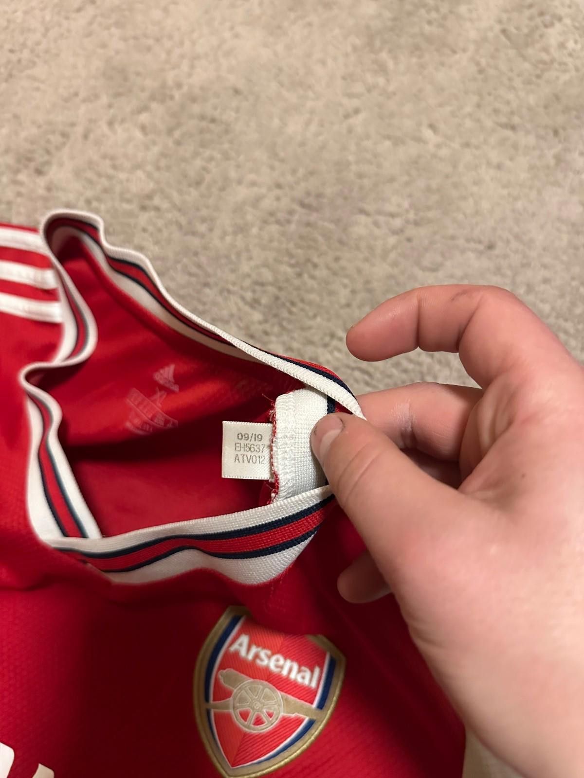 Adidas ARSENAL 2019 2020 HOME FOOTBALL SHIRT SOCCER JERSEY ADIDAS Size US XL / EU 56 / 4 - 5 Thumbnail