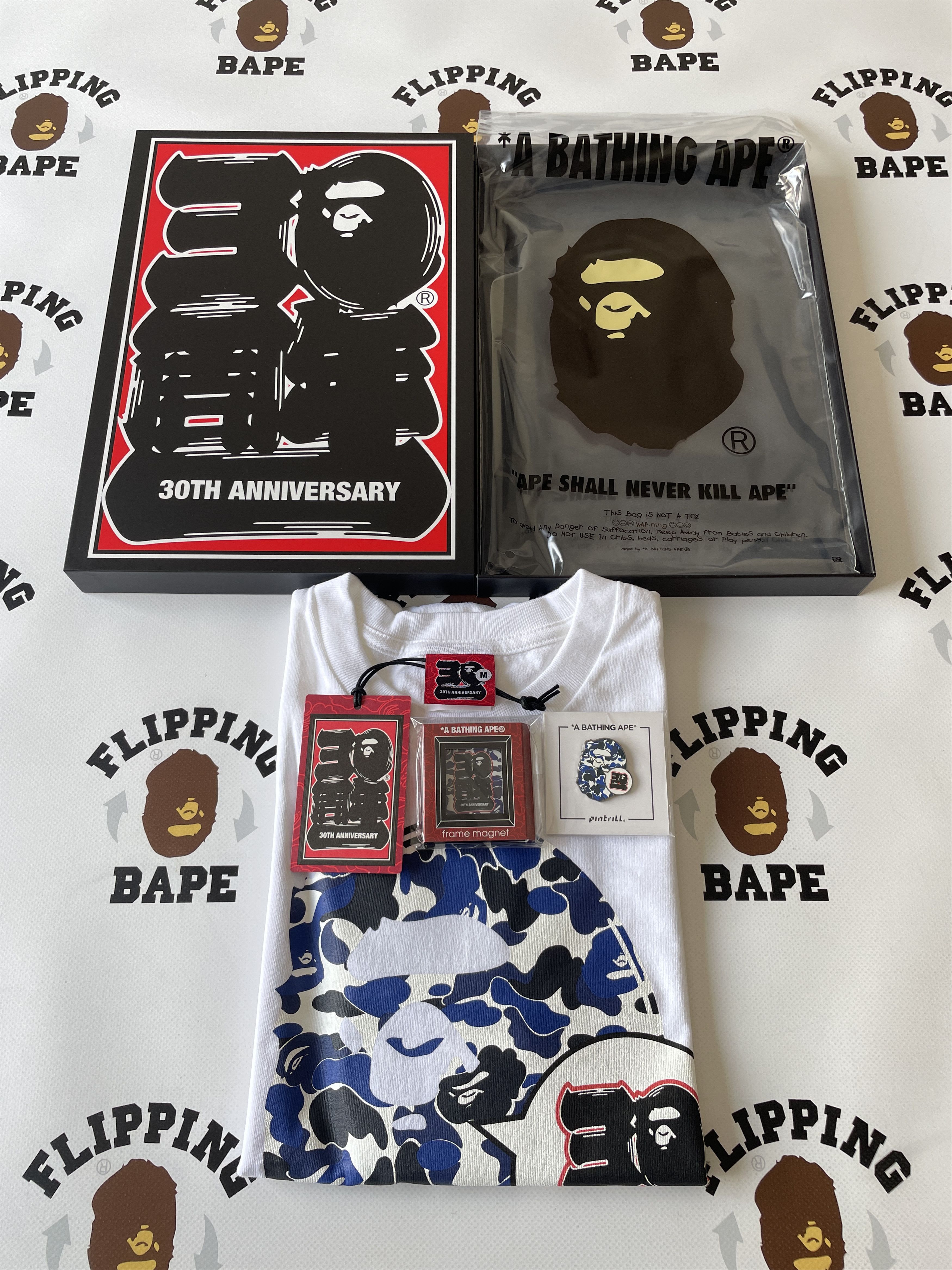 Bape BAPE.COM BAPE 30TH ANNIV. APE HEAD TEE SET Size US M / EU 48-50 / 2 - 1 Thumbnail