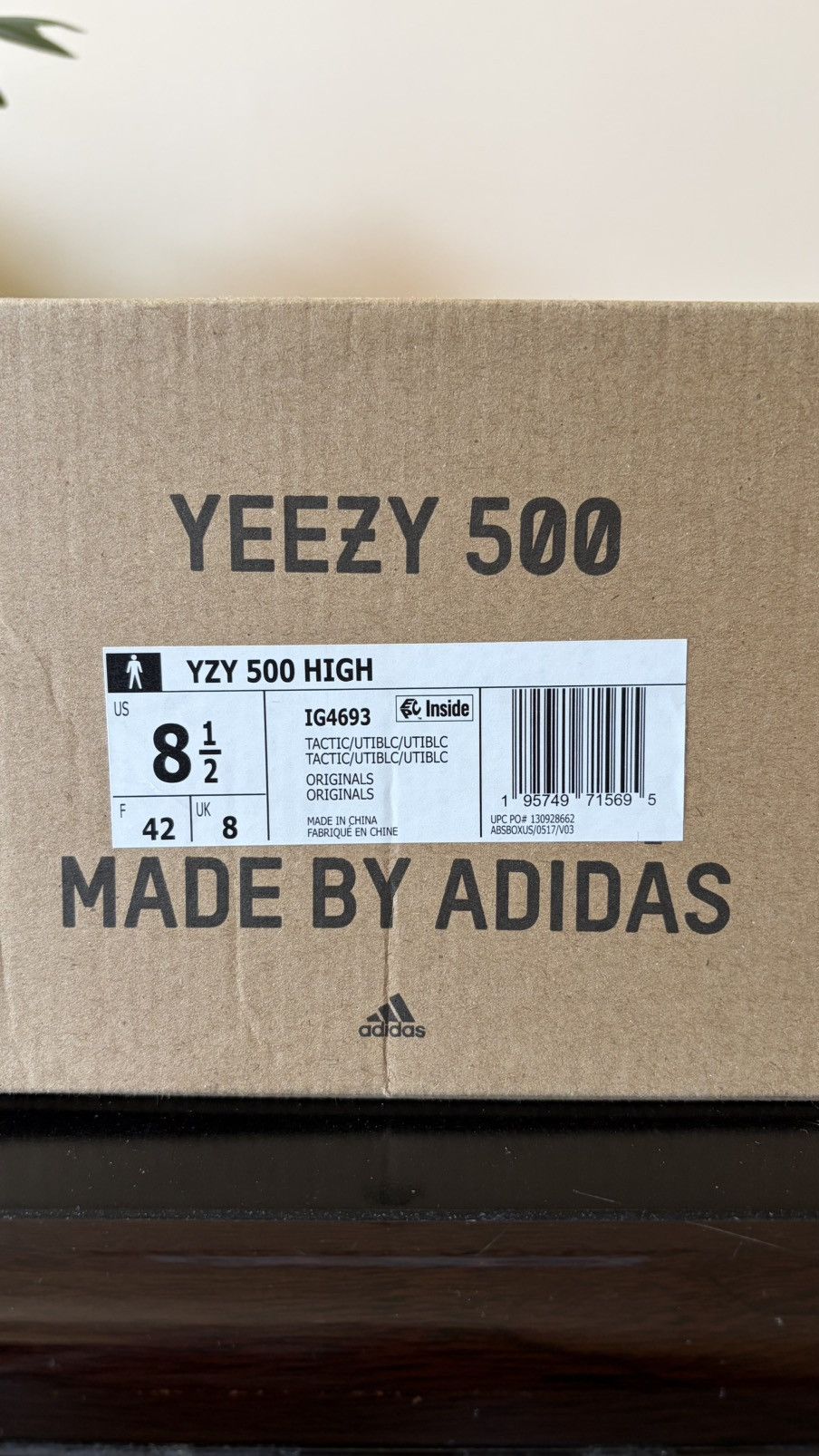 Yeezy Adidas Yeezy 500 High Tactical Utility Black – Size US 8.5 Size US 8.5 / EU 41-42 - 8 Thumbnail