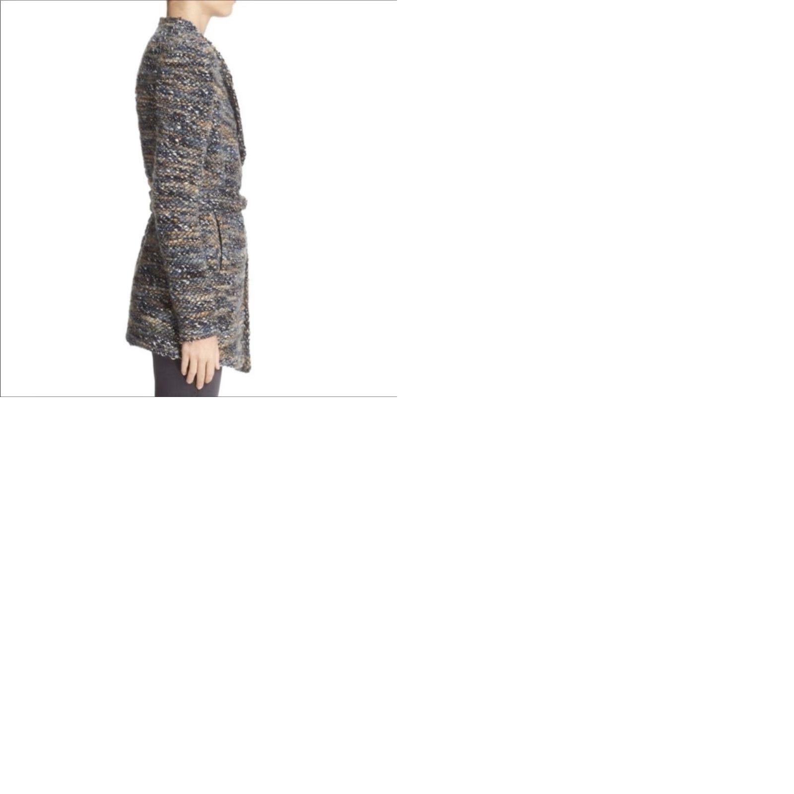 Iro IRO Cardigan Sweater Jacket Belted Wool Blend Tweed Boucle Campiaspe Size 42 Women Multicolor Pockets Size M / US 6-8 / IT 42-44 - 9 Thumbnail