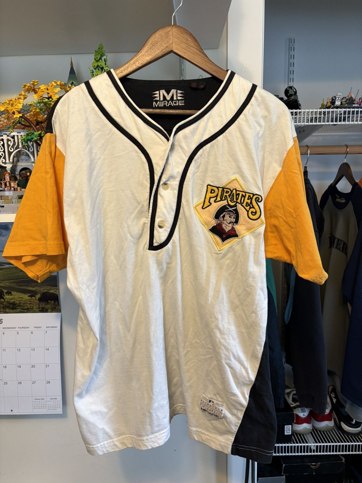 Mirage Pittsburgh Pirates MLB vintage logo jersey Size US M / EU 48-50 / 2 - 1 Thumbnail