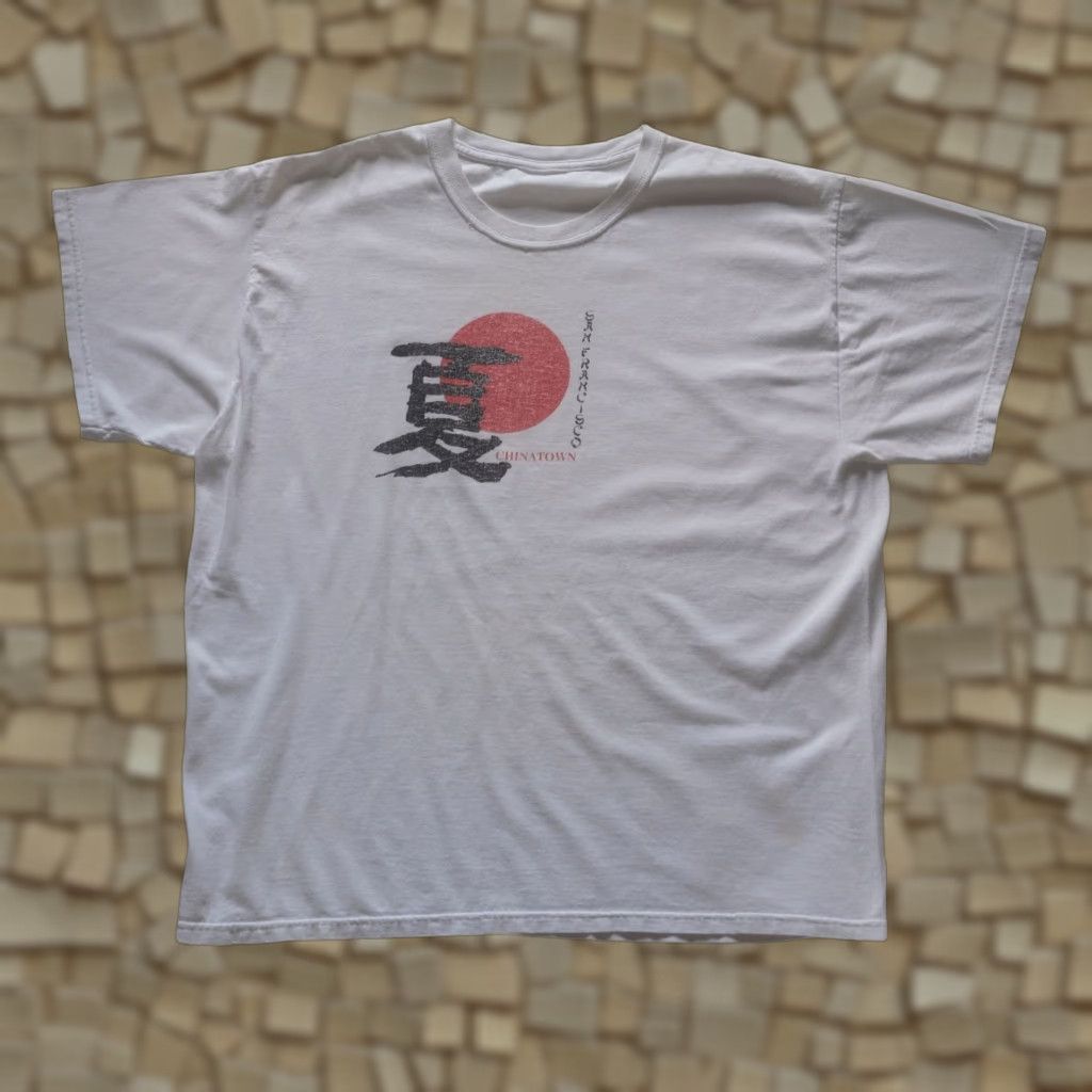 Fruit Of The Loom VINTAGE Fruit of the Loom CALIFORNIA CHINATOWN SAN FRANCISCO VTG Y2K RETRO T SHIRT XL Men White Cotton Short Sleeve Crew Neck T-Shirt Size XL Size US XL / EU 56 / 4 - 1 Thumbnail