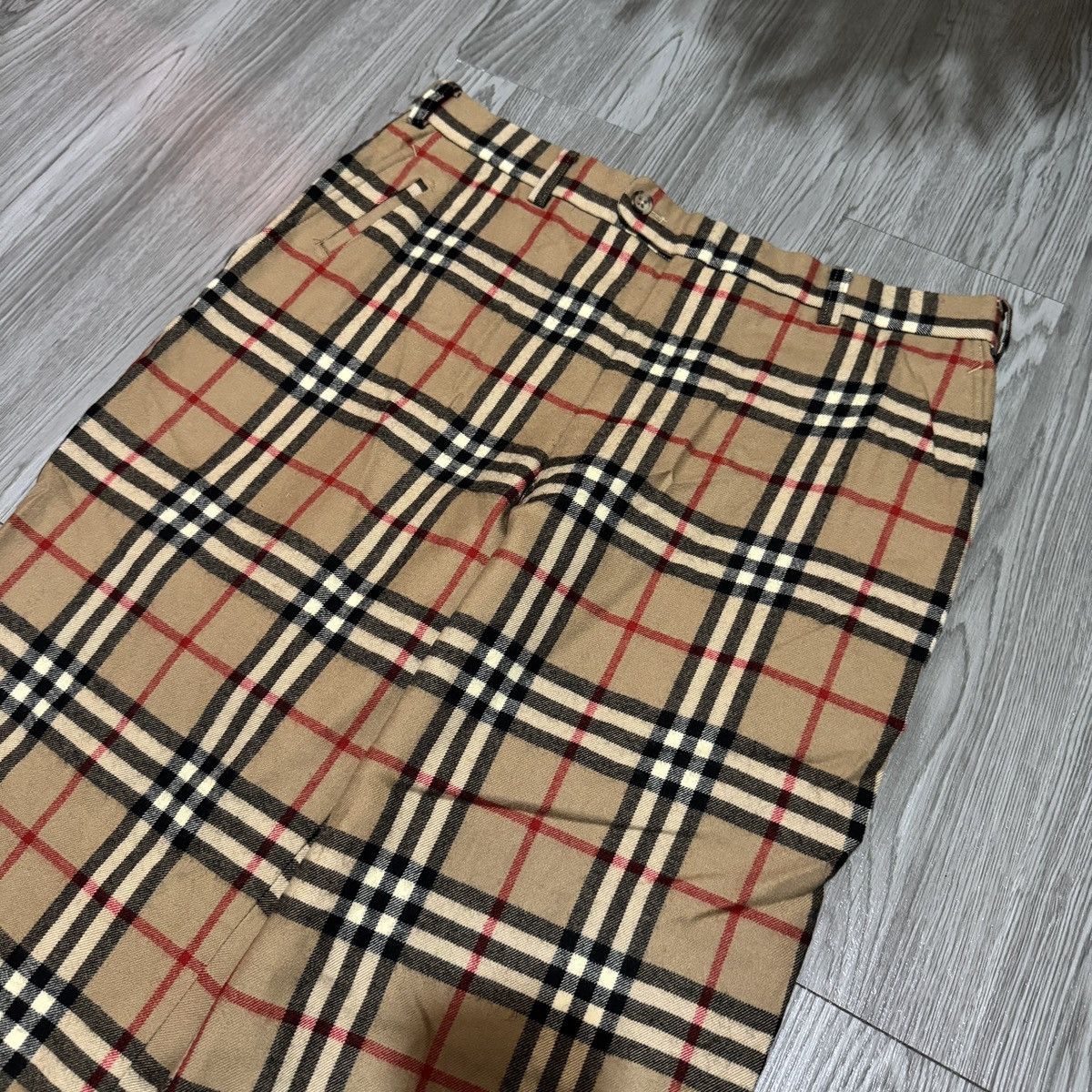 Burberry Burberry Nova Check Wool Pants Size US 34 / EU 50 - 3 Thumbnail