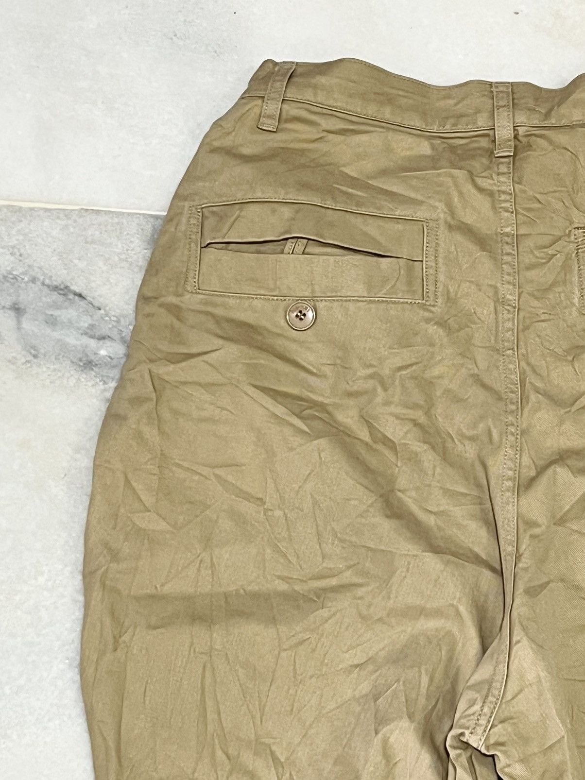 Ne-Net Ne-net Japan by Issey Miyake Khaki Cotton Chino Pants Size US 28 / EU 44 - 10 Thumbnail