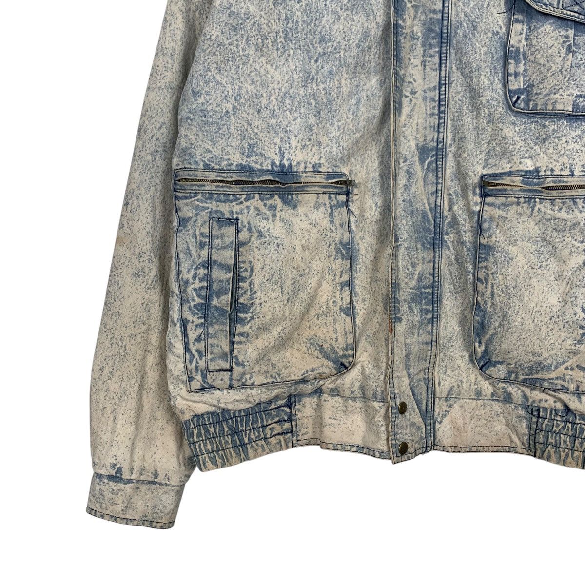 Vintage NORTH BAY World Travel Washed Denim Jacket #2433-C109 Size US M / EU 48-50 / 2 - 3 Thumbnail