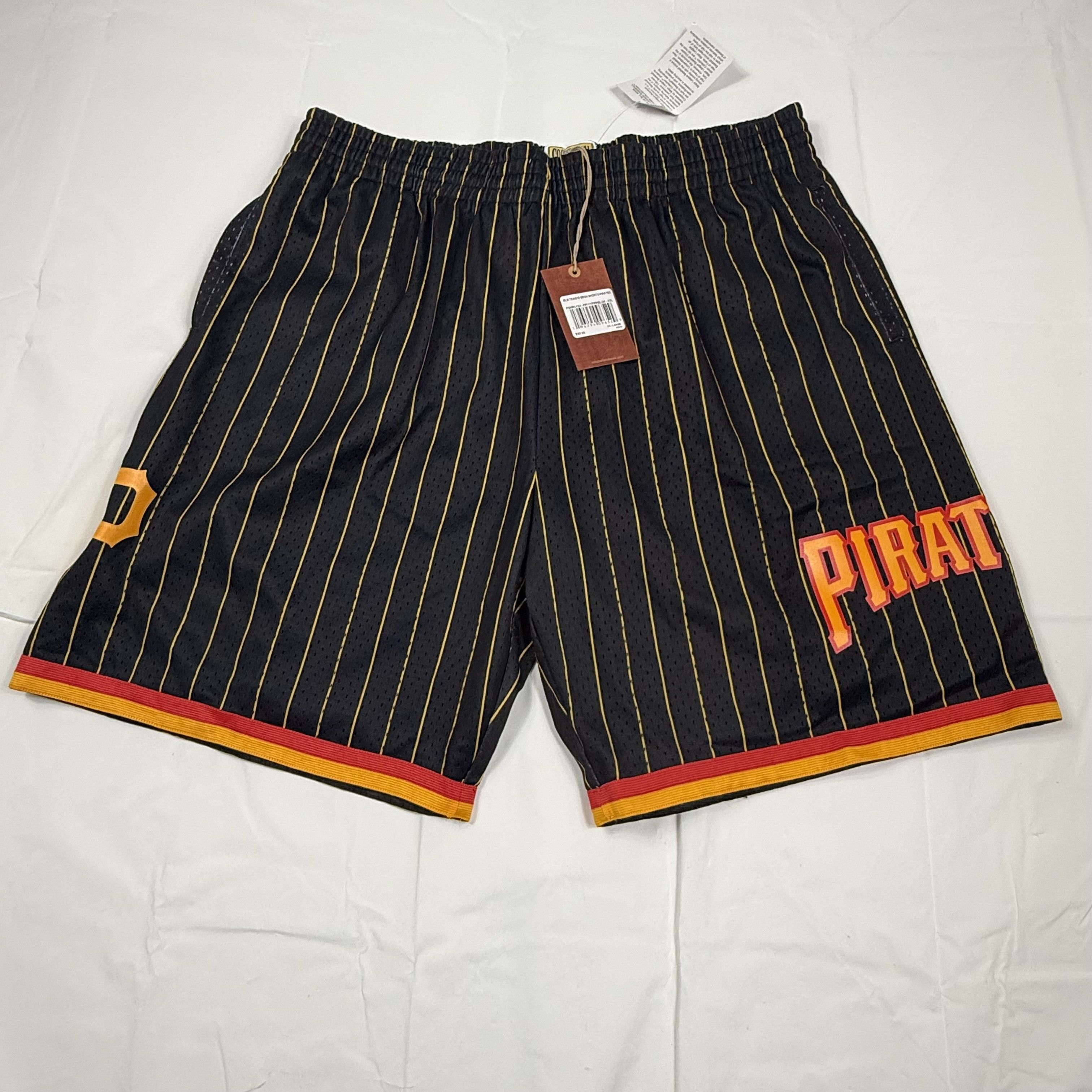 Mitchell & Ness Mitchell & Ness Pittsburgh Pirates Mesh Shorts Mens 2XL NEW Size US 44 / EU 60 - 1 Thumbnail