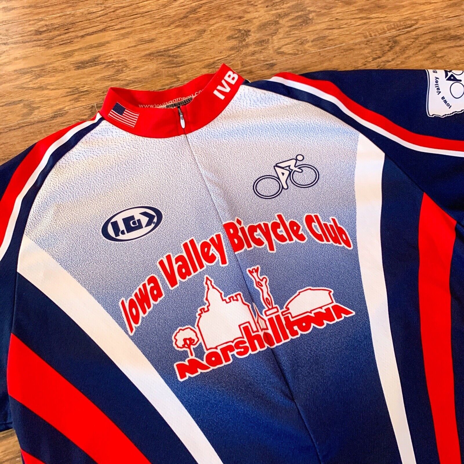 Other Louis Garneau Iowa Valley Bicycle Club Team Cycling Jersey Size US XL / EU 56 / 4 - 2 Thumbnail