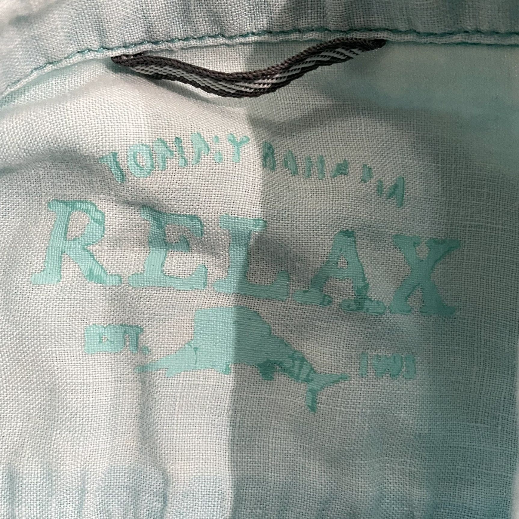 Tommy Bahama VINTAGE Tommy Bahama Relax 100% Linen Blue Shirt Mens L Short Sleeve Button-Down Shirt Size US L / EU 52-54 / 3 - 4 Thumbnail