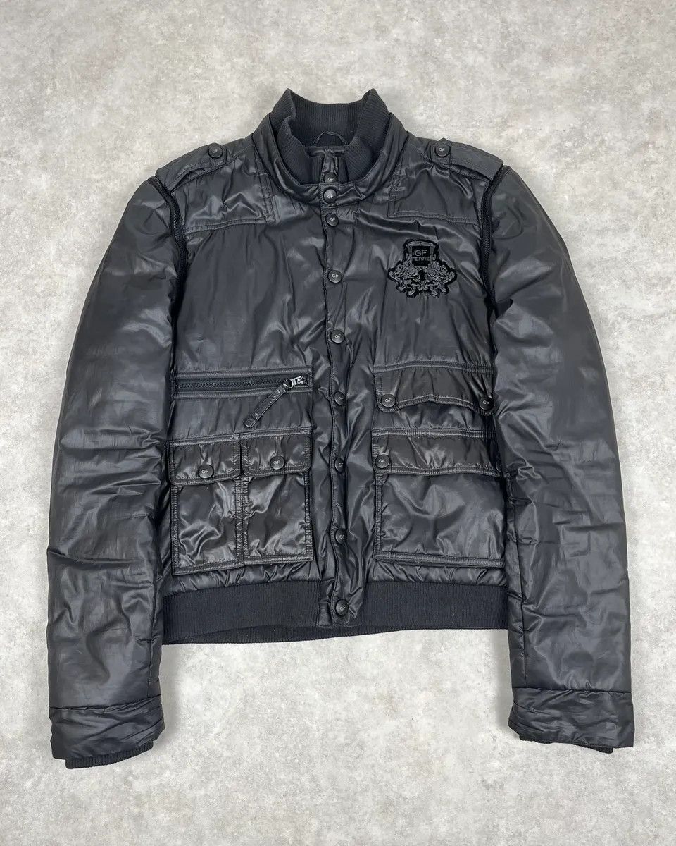 Gianfranco Ferre Gianfranco Ferré Black Signature Nylon Jacket with Detachable Sleeves Size US M / EU 48-50 / 2 - 1 Thumbnail