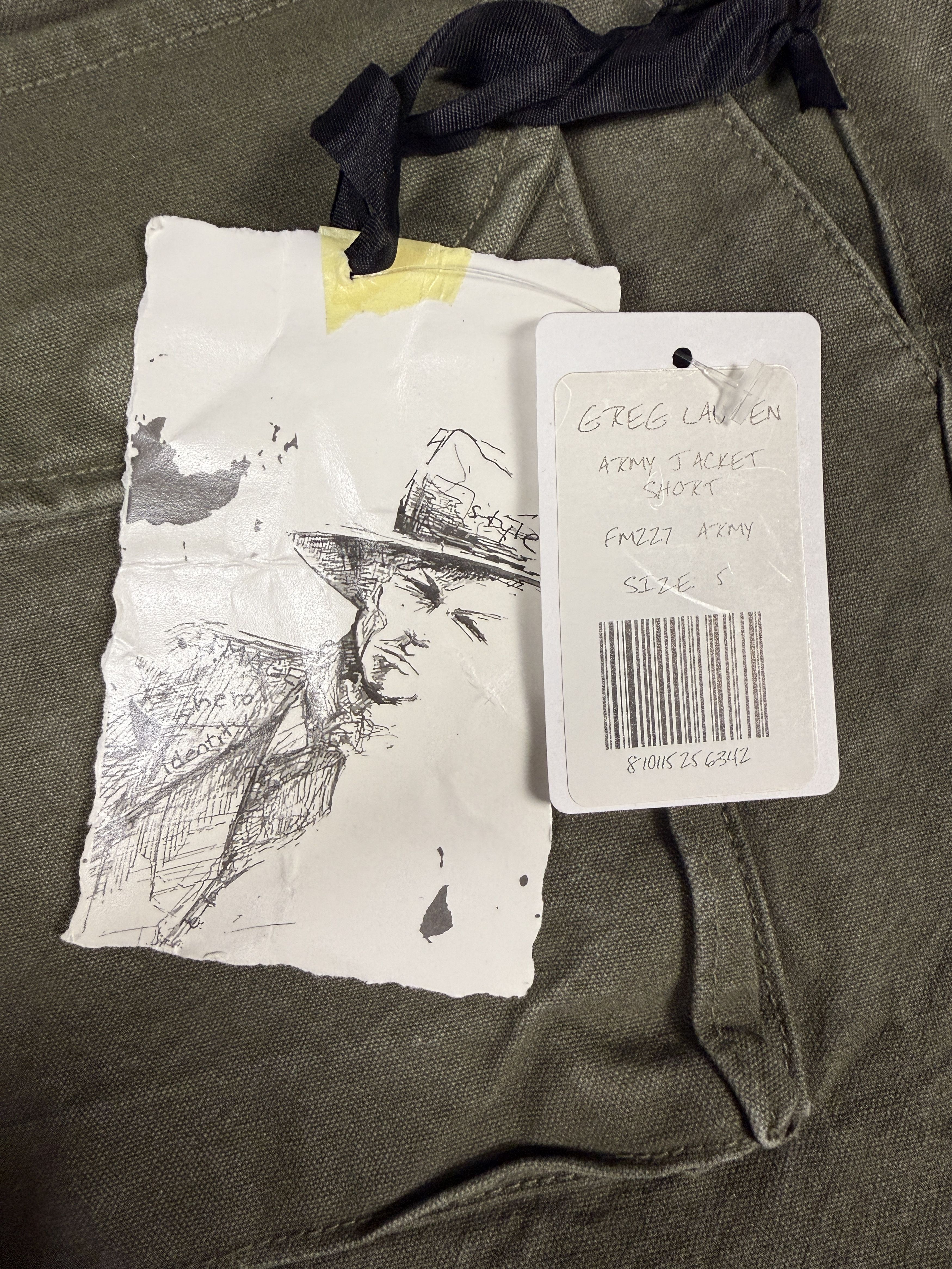 Greg Lauren $1000 Greg Lauren Army Jacket Shorts Size US 38 / EU 54 - 4 Thumbnail