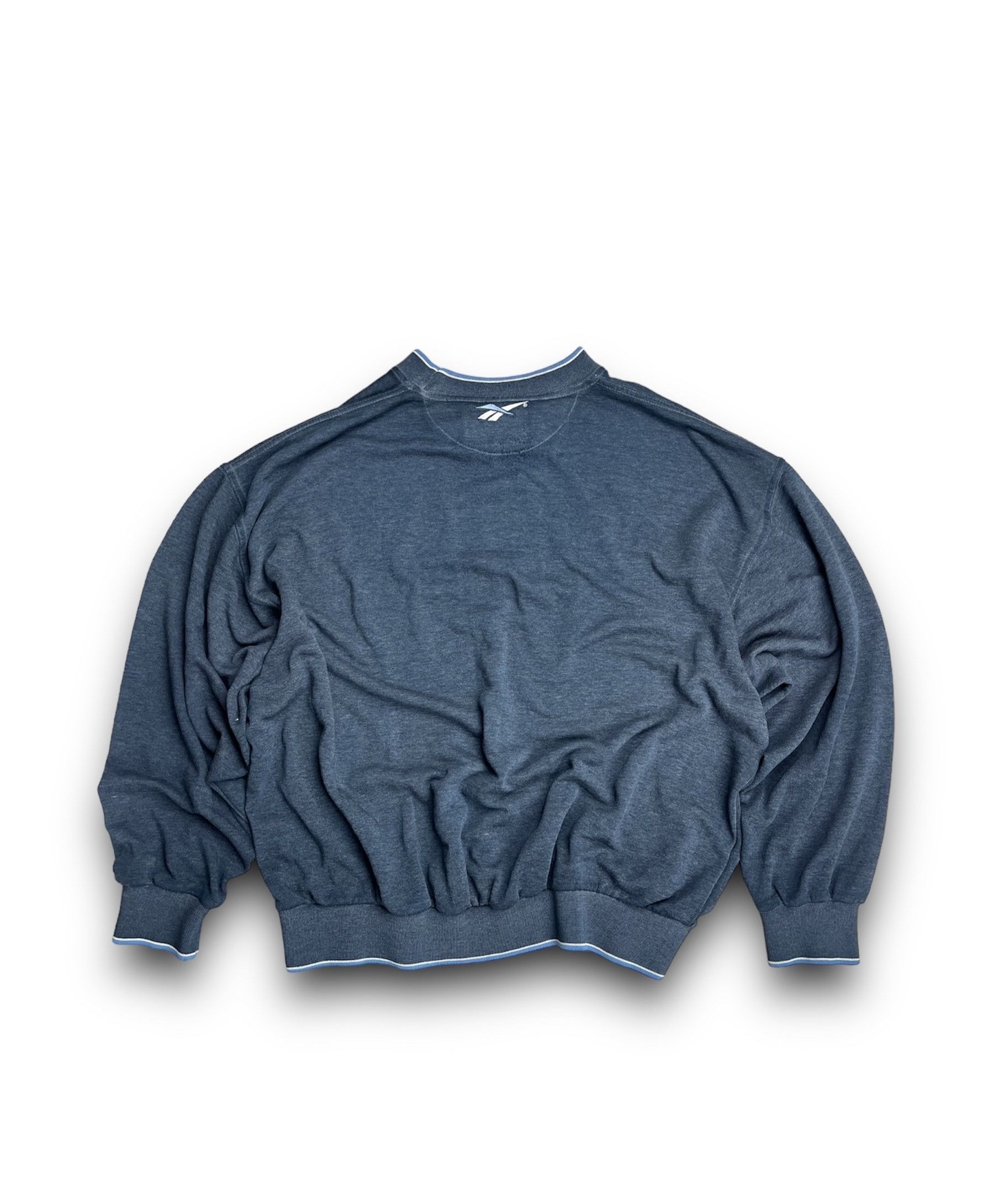 Reebok Reebok Vintage Sweatshirt Embroidered Big Logo Size US L / EU 52-54 / 3 - 2 Thumbnail