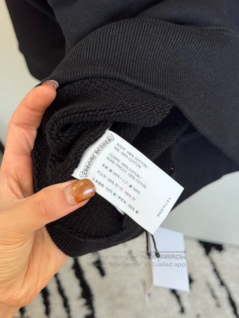 Chrome Hearts CHROME HEARTS Size S Thickened black long-sleeved sweater Size US S / EU 44-46 / 1 - 7 Thumbnail