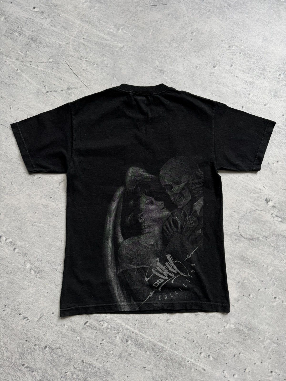 GHOSTEMANE × Vintage ☠️Vintage big logo tatoo style tee beautiful Sexy Girl Skull Size US M / EU 48-50 / 2 - 2 Thumbnail