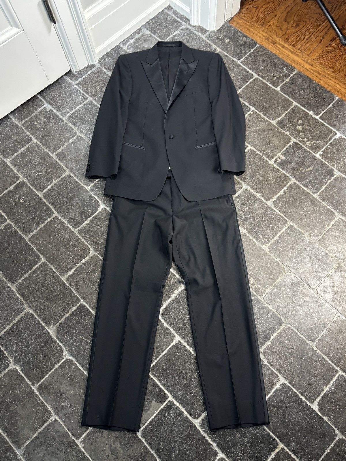 Z Zegna Z Zegna Suit Ermenegildo Zegna Two Piece Tuxedo Formal 48R Size 48R - 2 Thumbnail